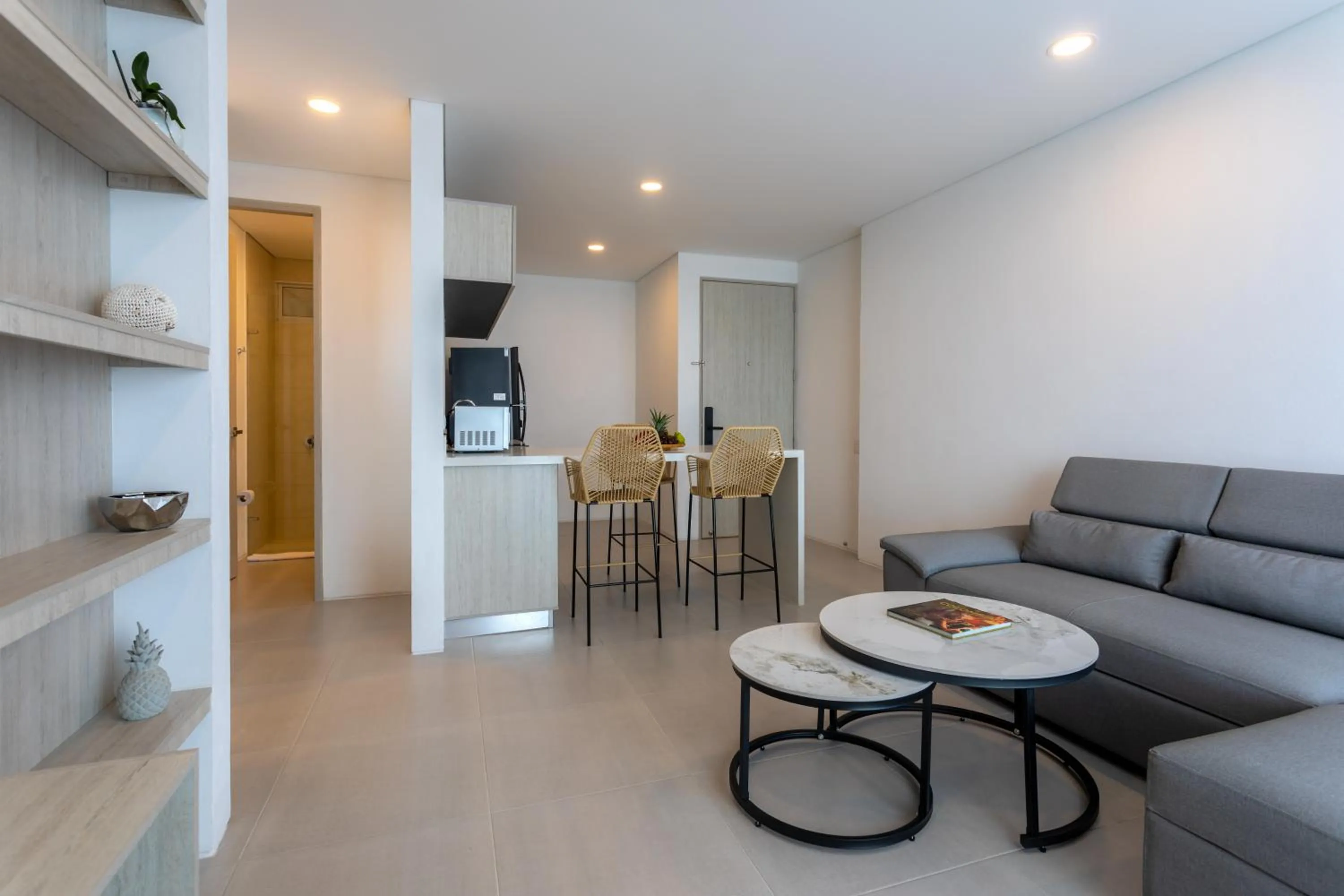 Living room in Hotel Porto Horizonte All inclusive By OxoHotel