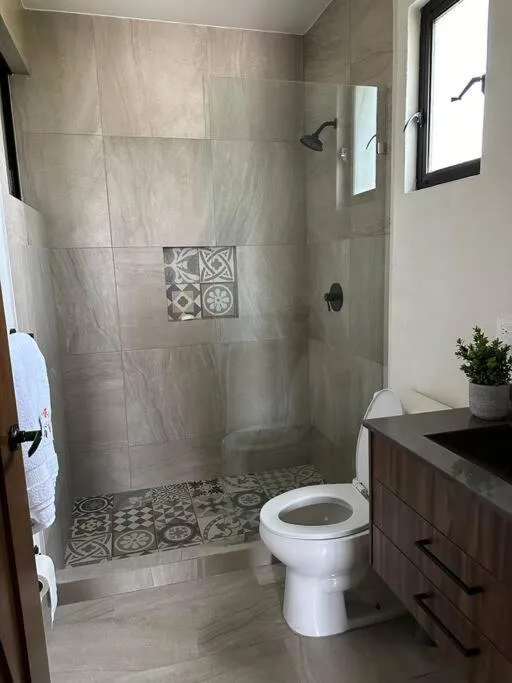 Shower in Loft Residencias la Estacion San Miguel de Allende