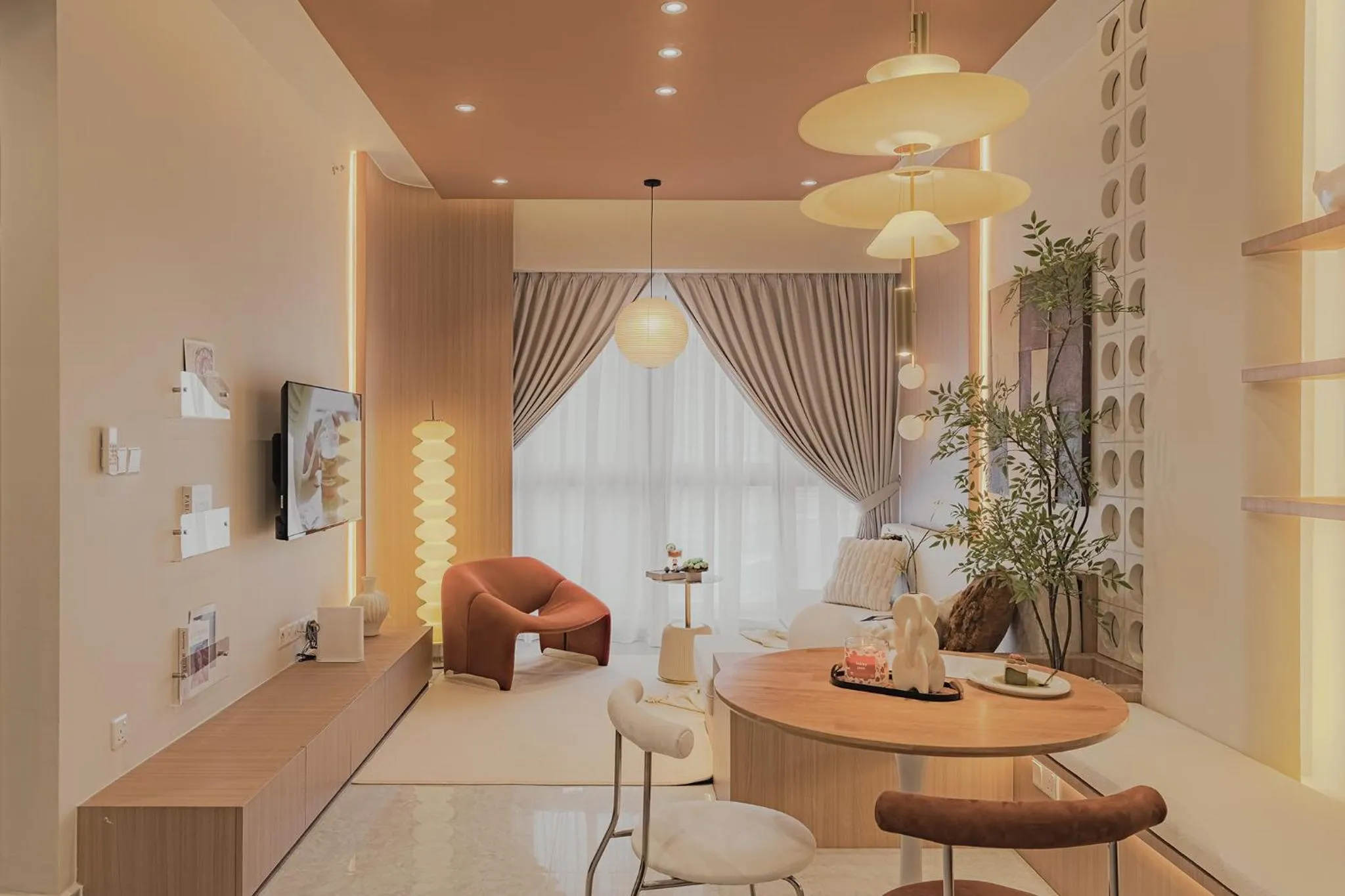 Living room in NaiBnB in Agile Bukit Bintang - 5 mins walk to TRX