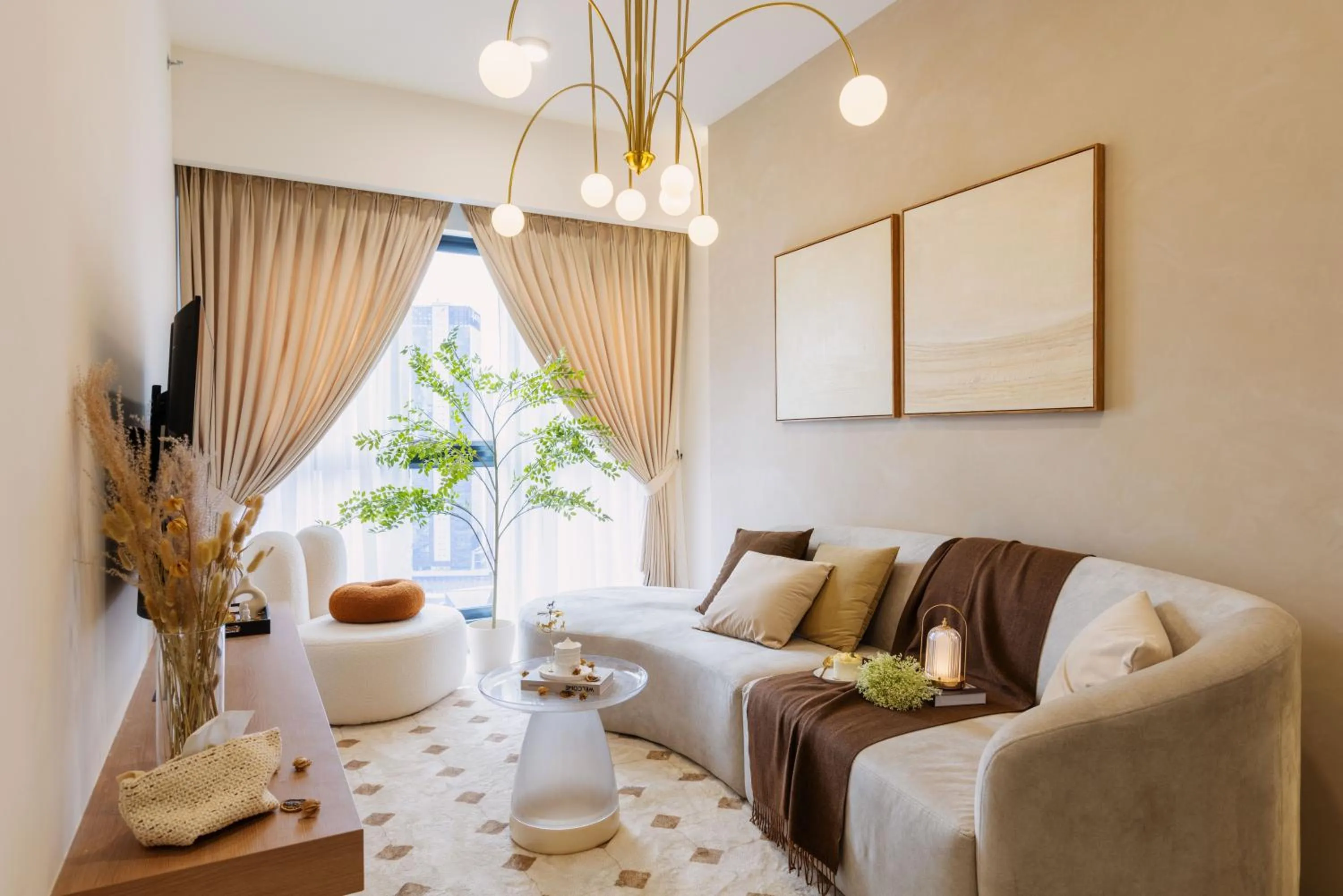 Living room in NaiBnB in Agile Bukit Bintang - 5 mins walk to TRX