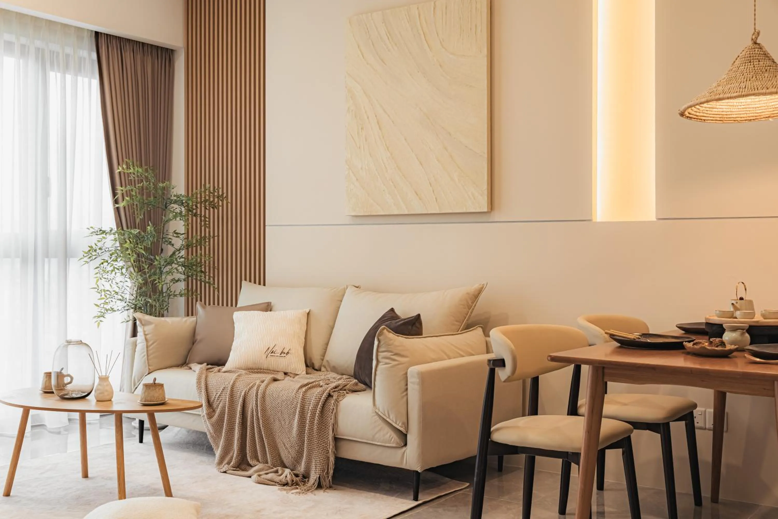 Living room in NaiBnB in Agile Bukit Bintang - 5 mins walk to TRX