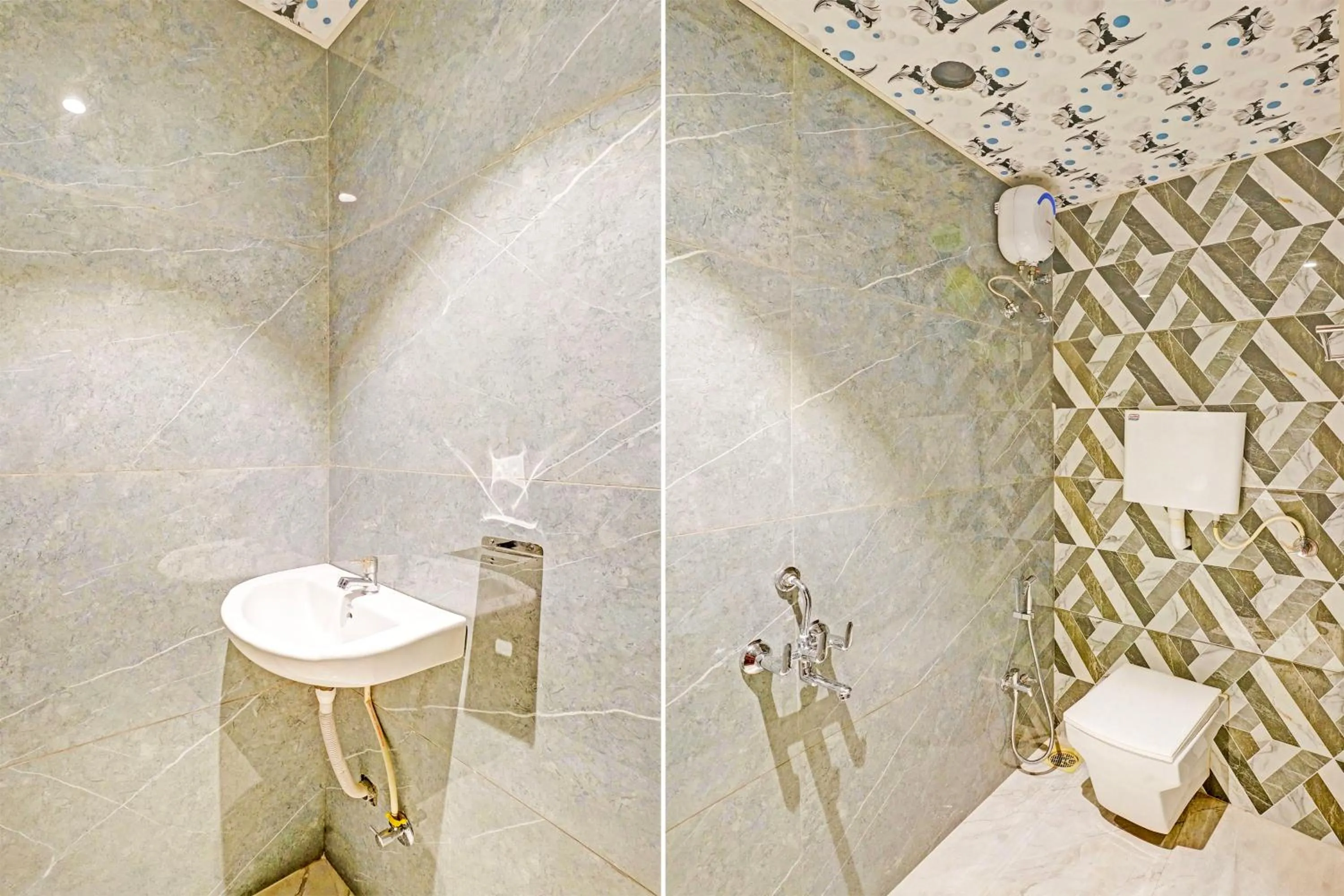 Bathroom in HOTEL O NK RESIDENCY