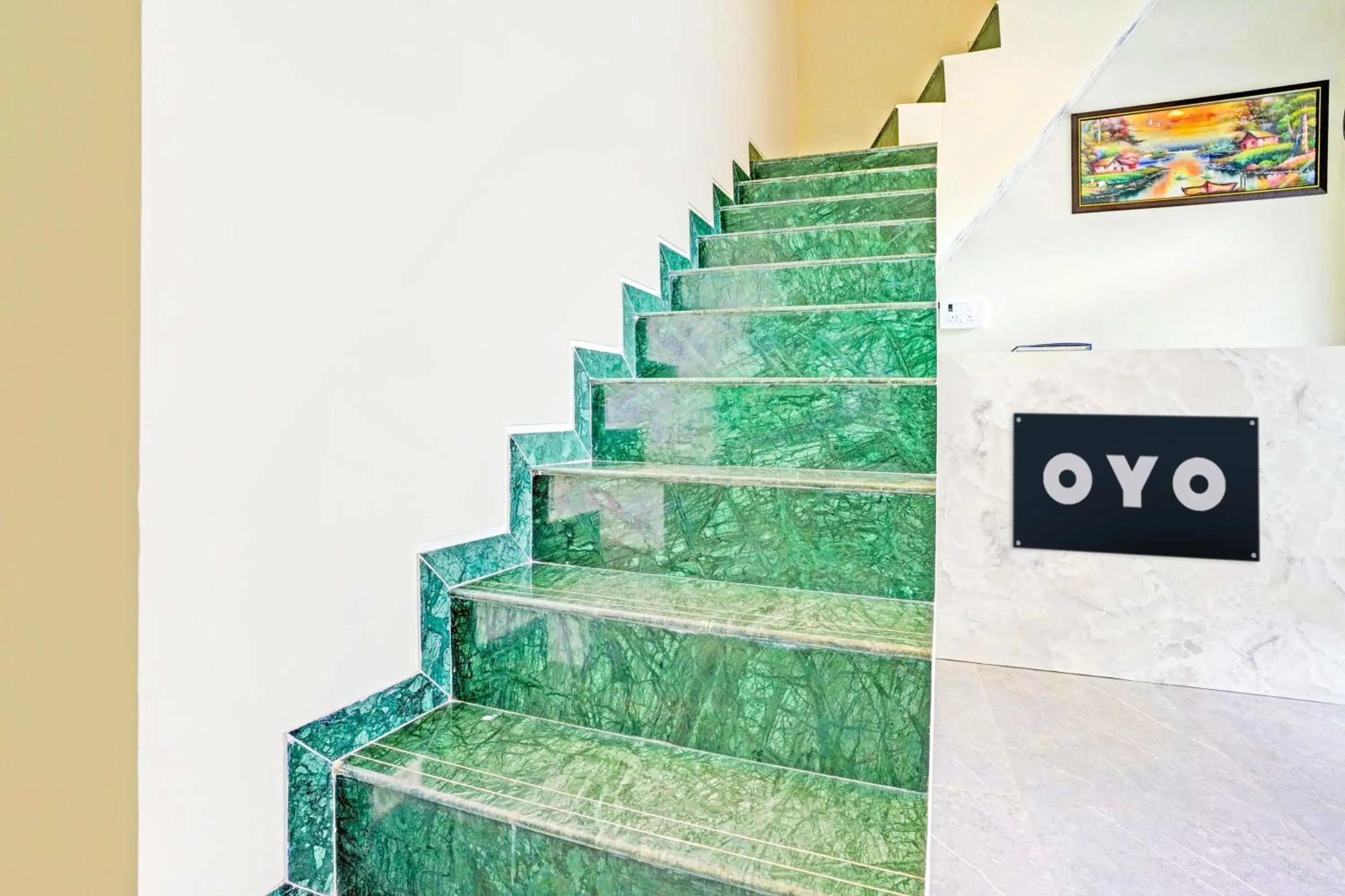 Lobby or reception in HOTEL O NK RESIDENCY