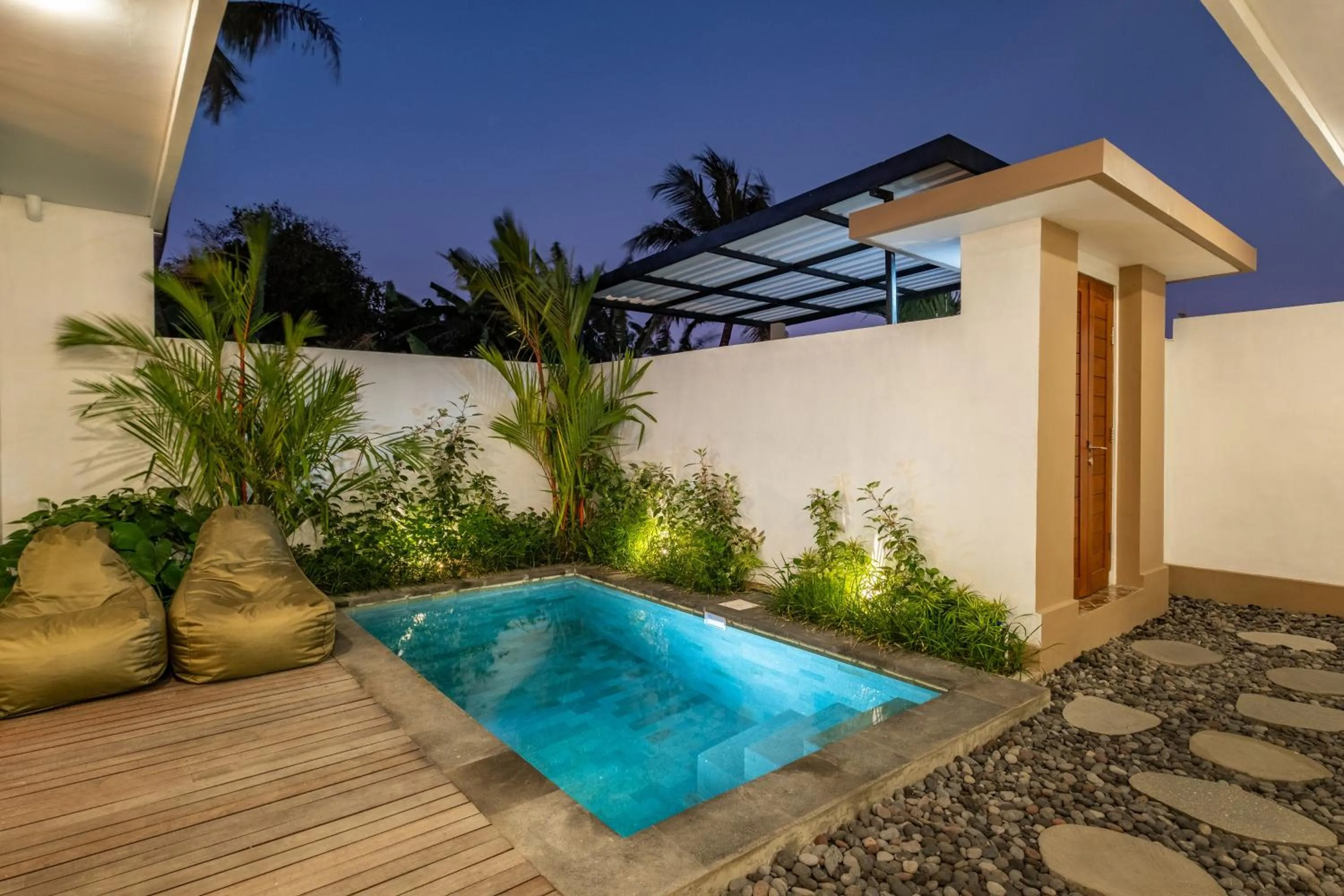 Swimming pool in The Lavana Bliss One Villa Nyanyi Beach