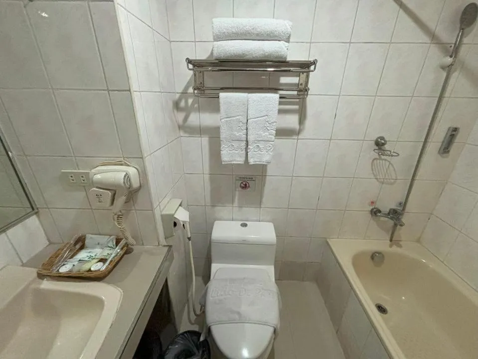 Bathroom in Lido De Paris Hotel