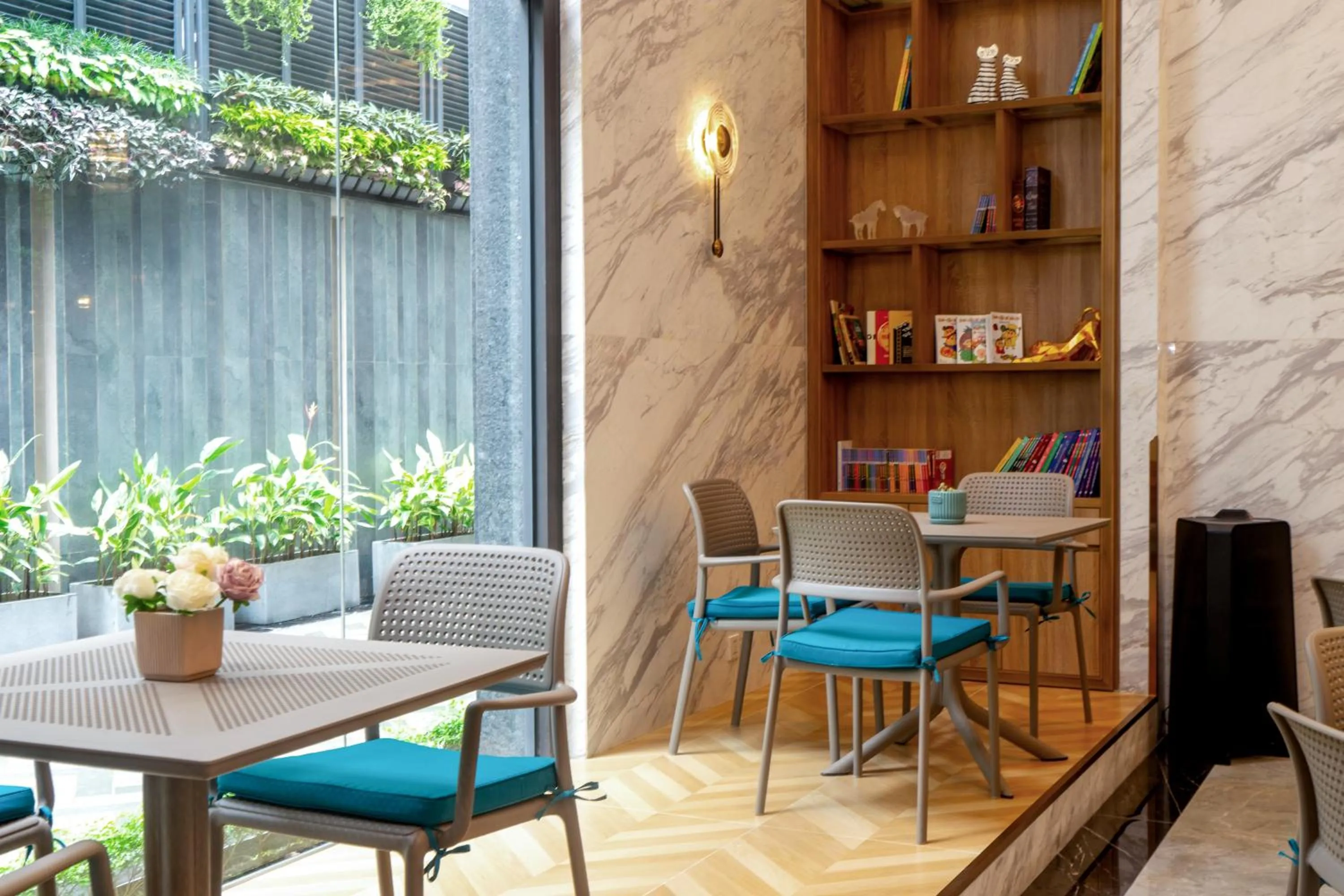 Seating area in The Gloria Serviced Apartment by Silk Path