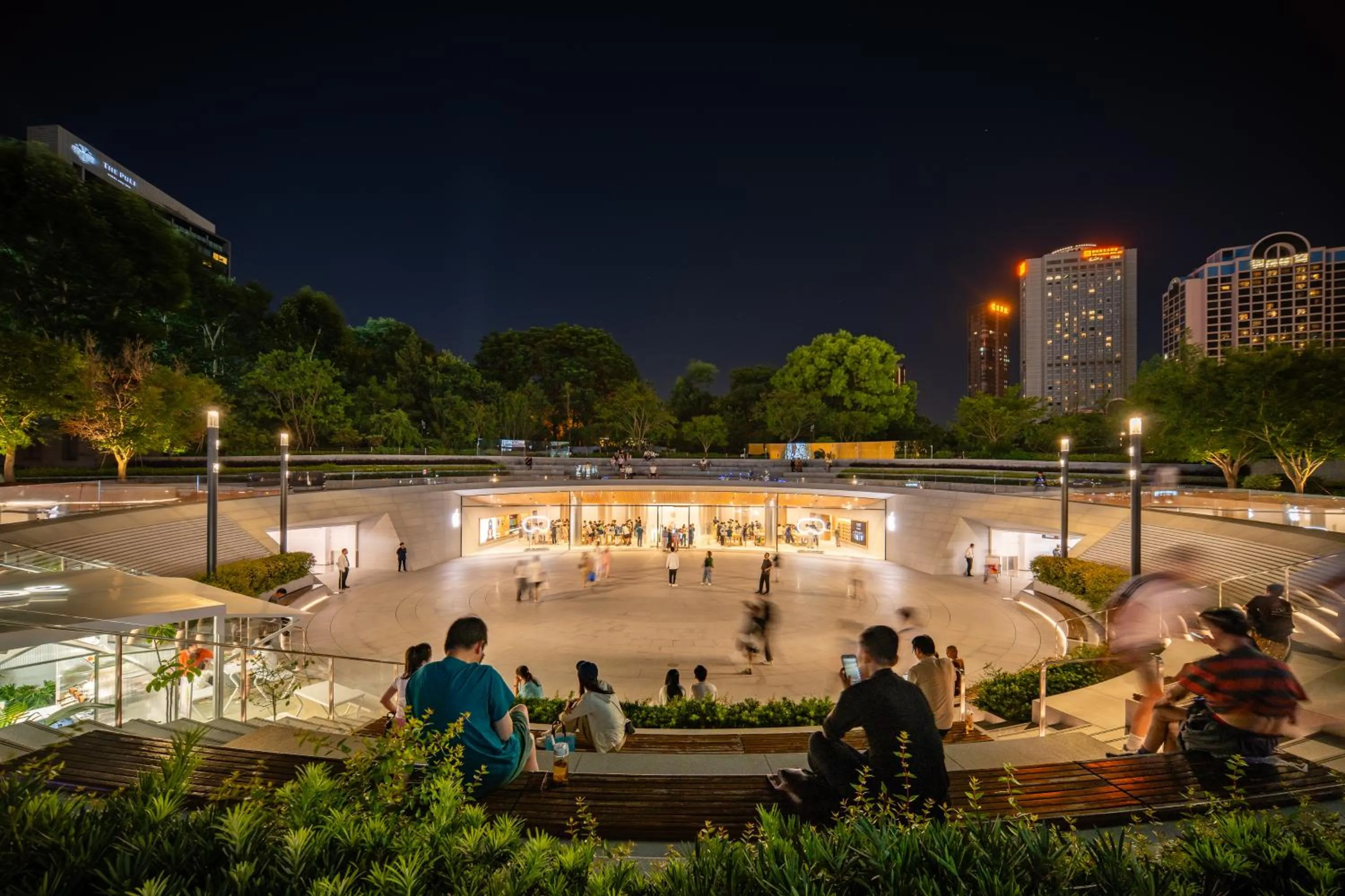 City view in Holiday Inn Express Shanghai Jing'an Temple by IHG