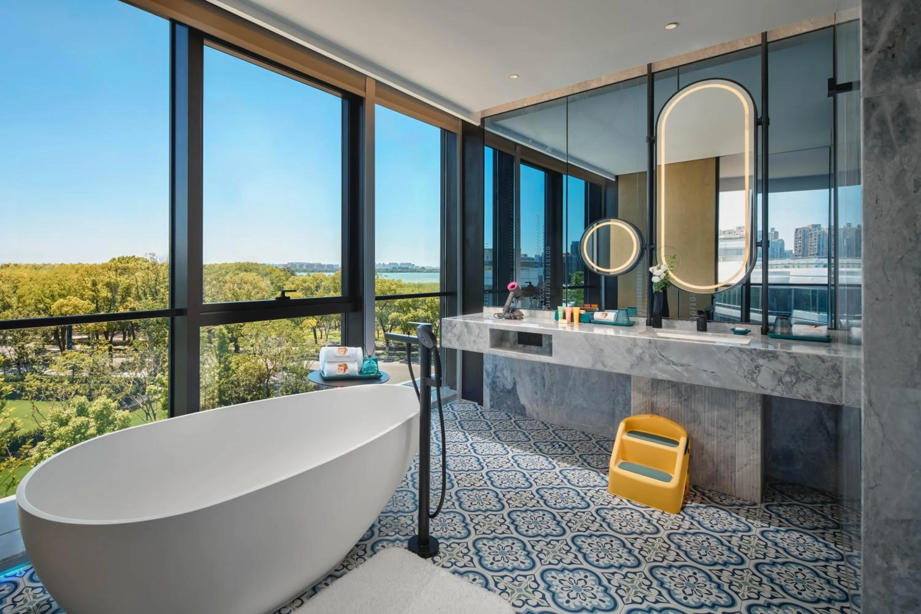 Bath in Hotel Indigo Suzhou Jinji Lake by IHG