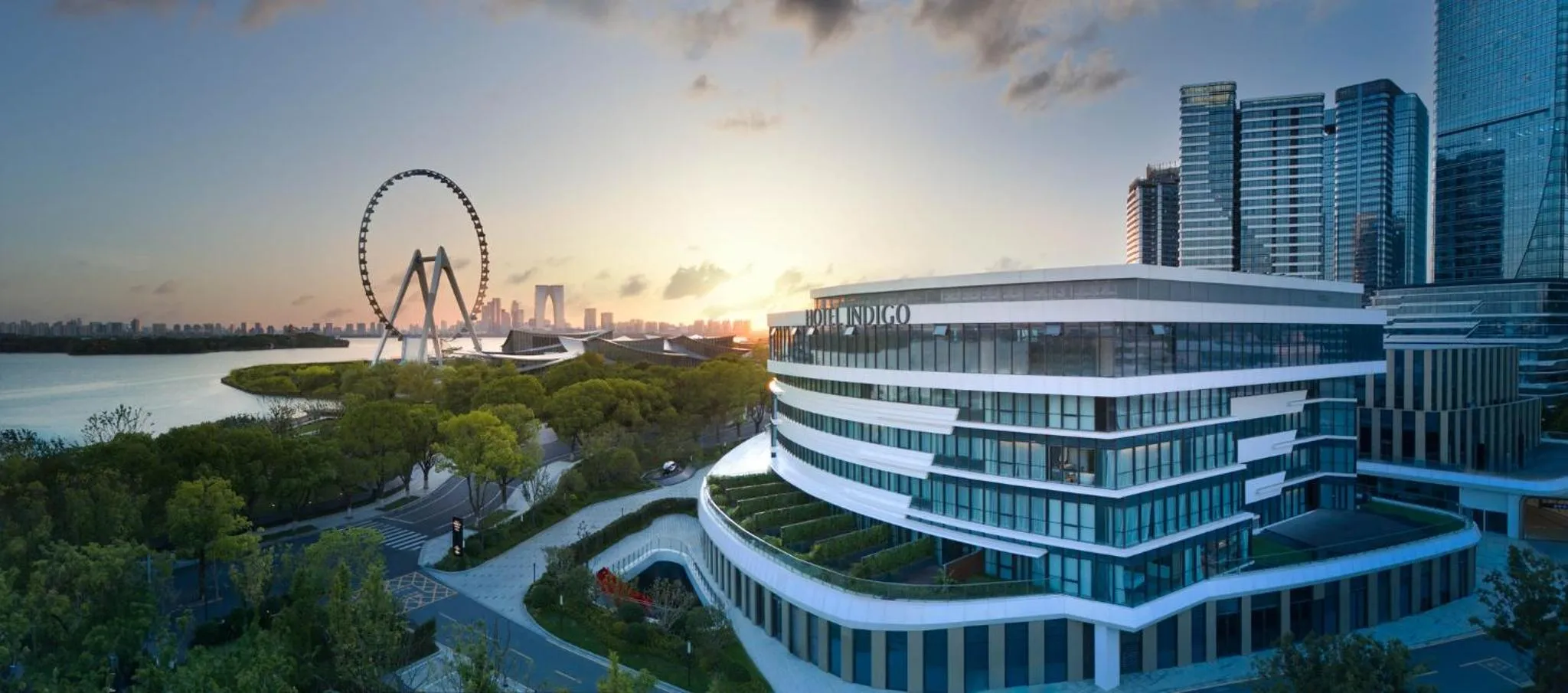 Property building in Hotel Indigo Suzhou Jinji Lake by IHG