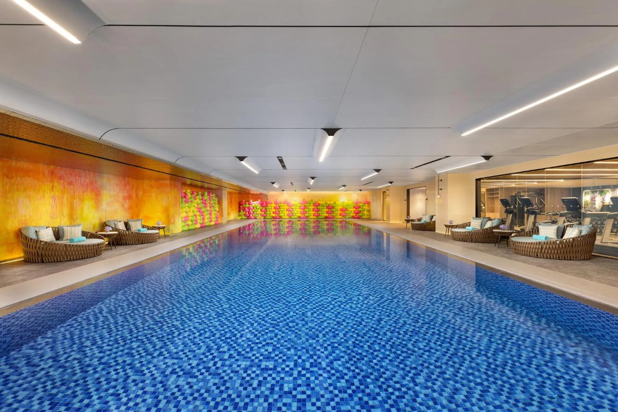 Swimming pool in Hotel Indigo Suzhou Jinji Lake by IHG