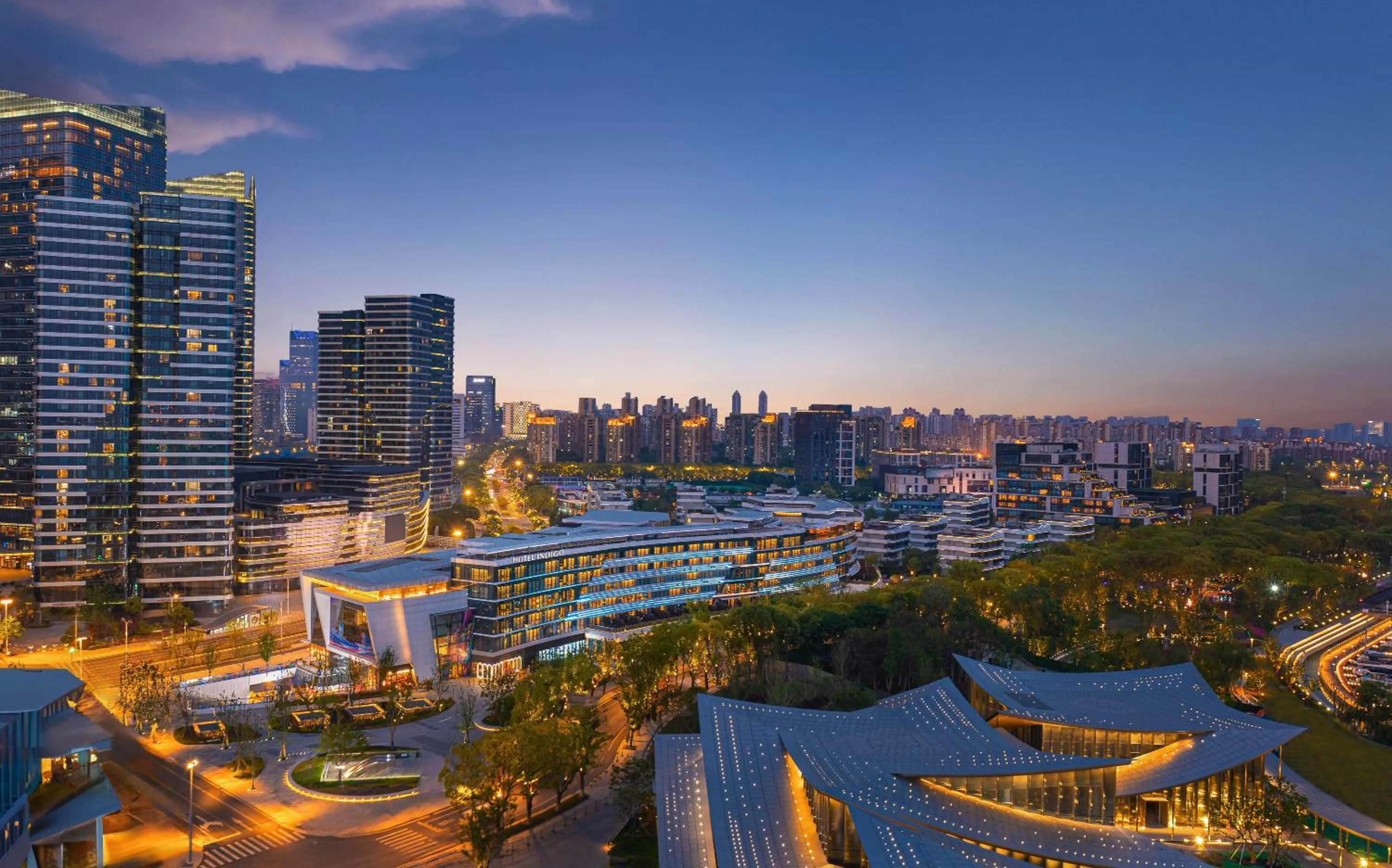 Property building in Hotel Indigo Suzhou Jinji Lake by IHG