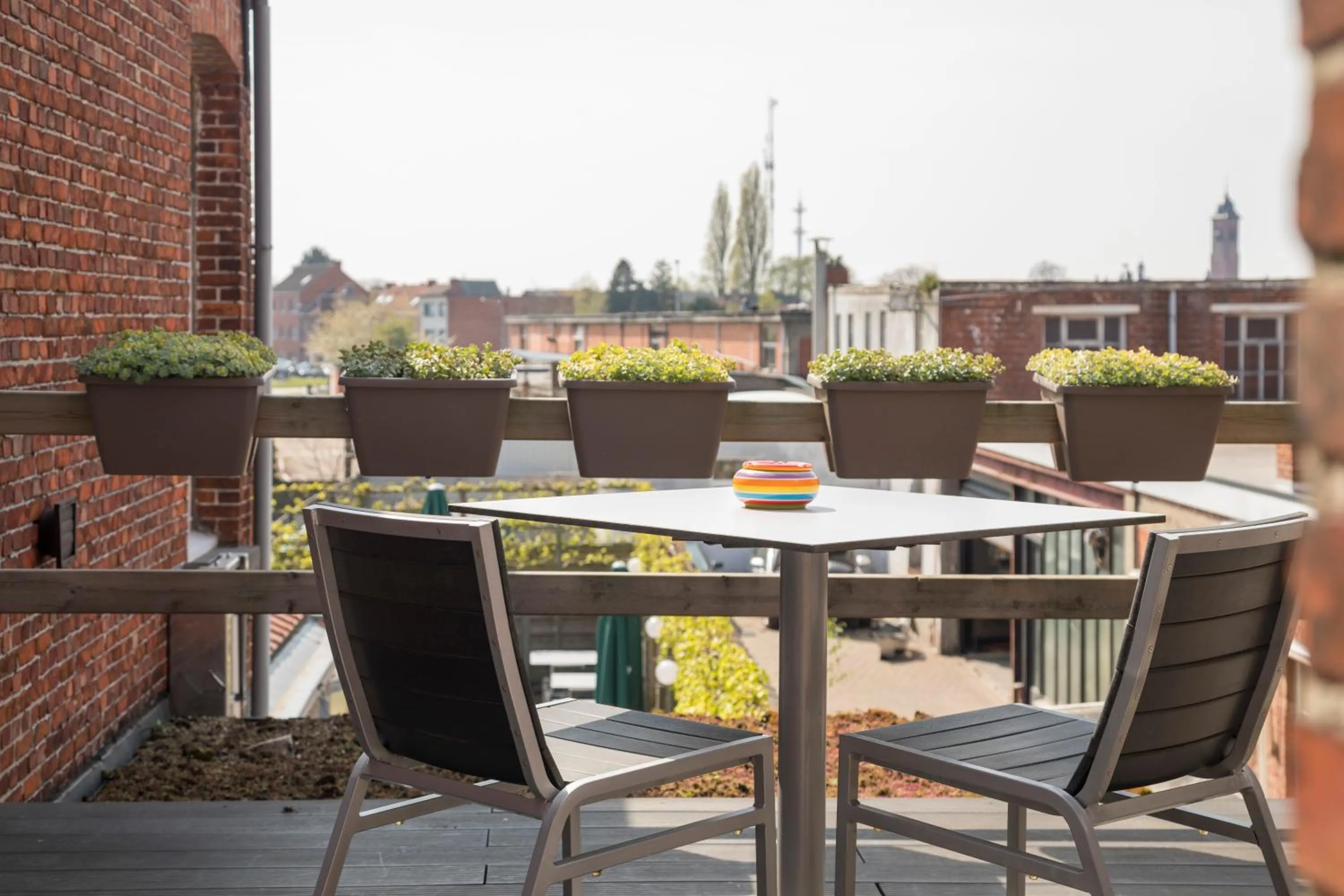 Balcony/Terrace in Restaurant & Guesthouse Cachet de Cire