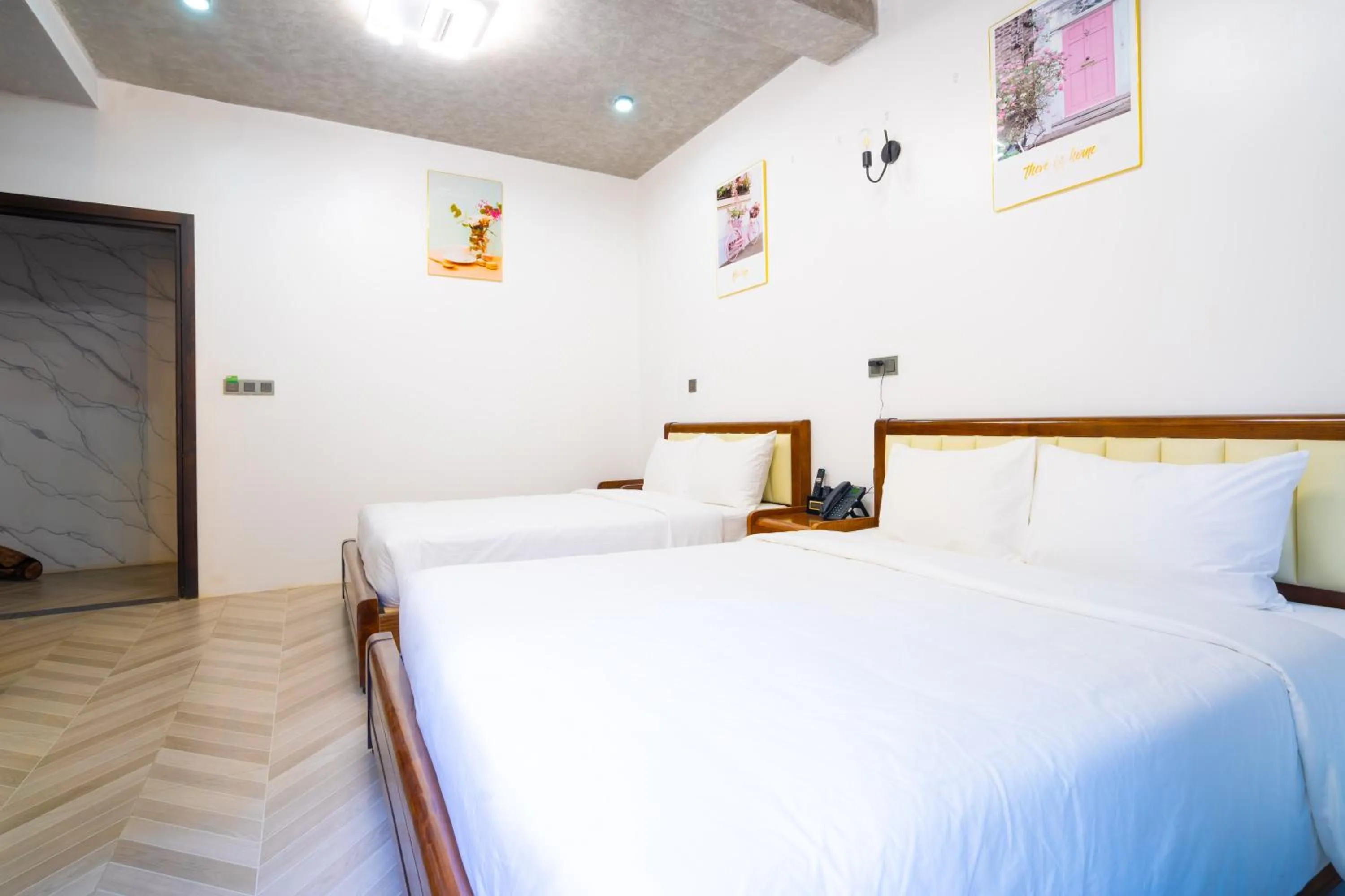 Bed in Phuc Hai Hotel Da Lat