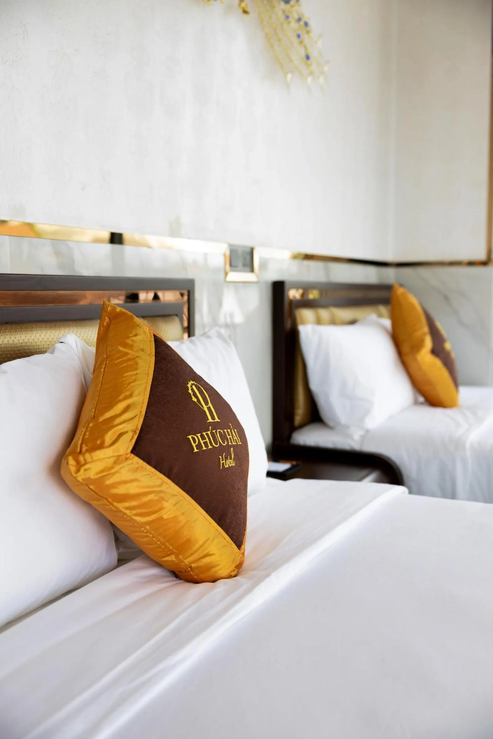 Bed in Phuc Hai Hotel Da Lat