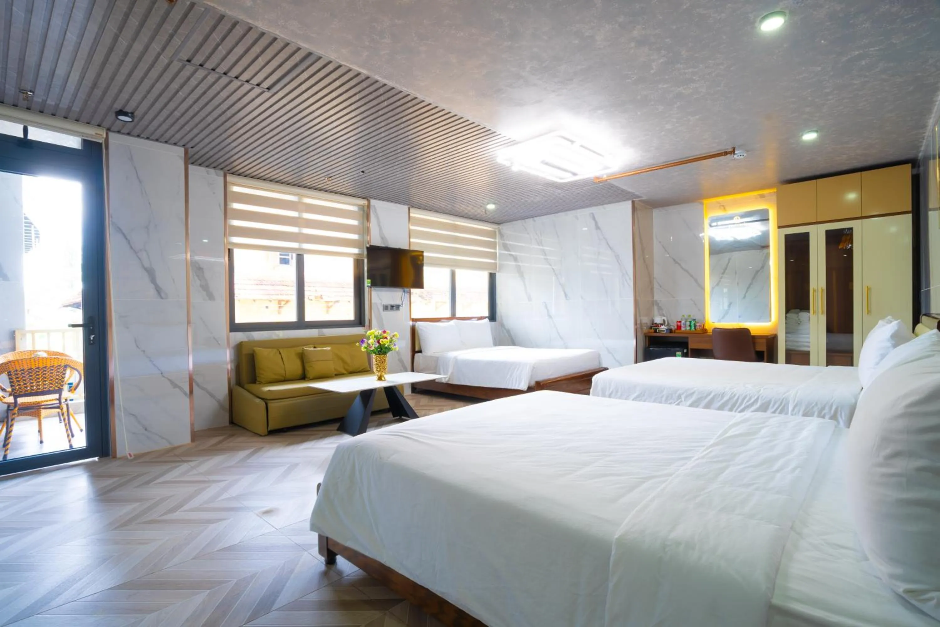 Bed in Phuc Hai Hotel Da Lat