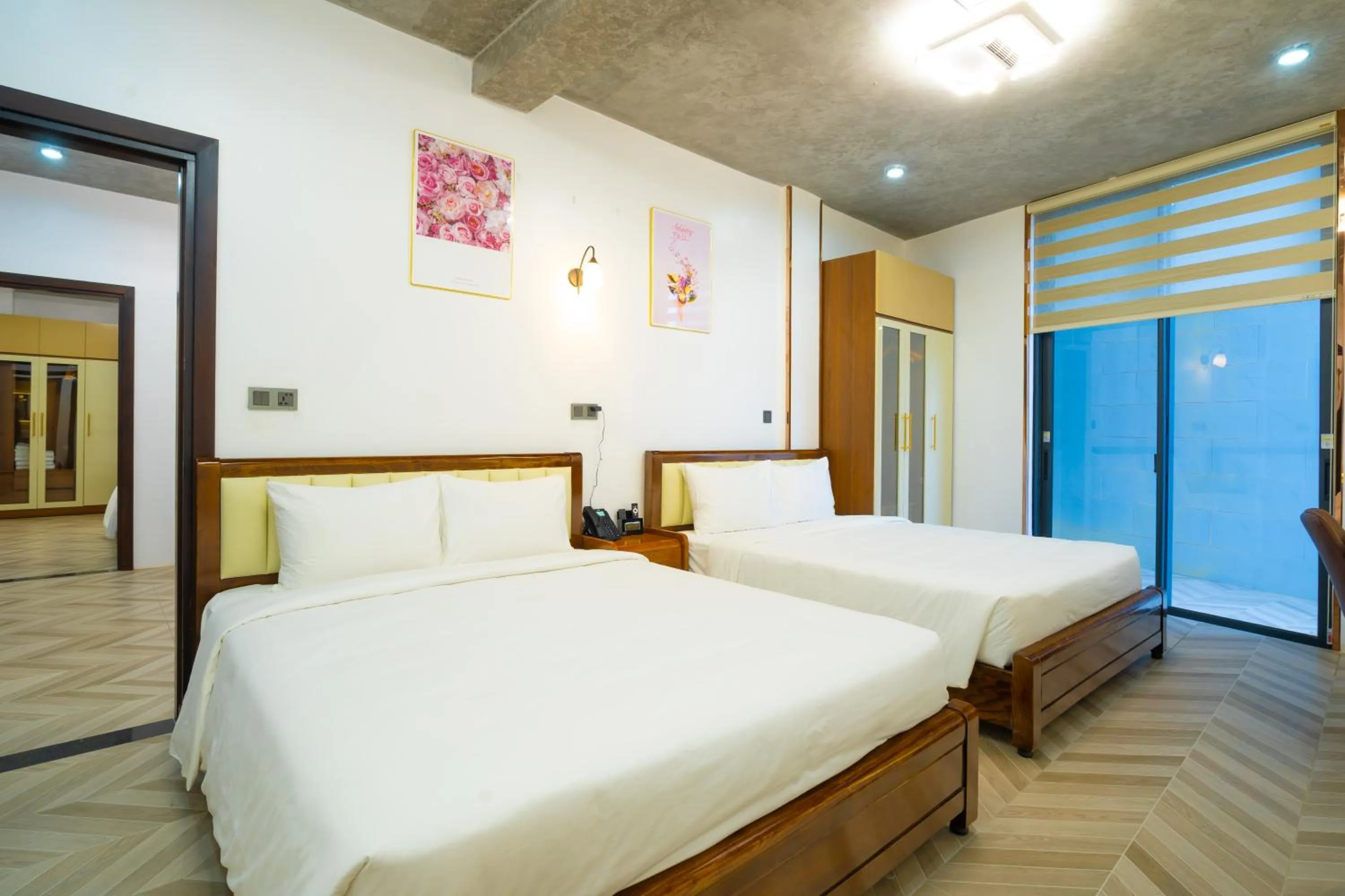 Bed in Phuc Hai Hotel Da Lat