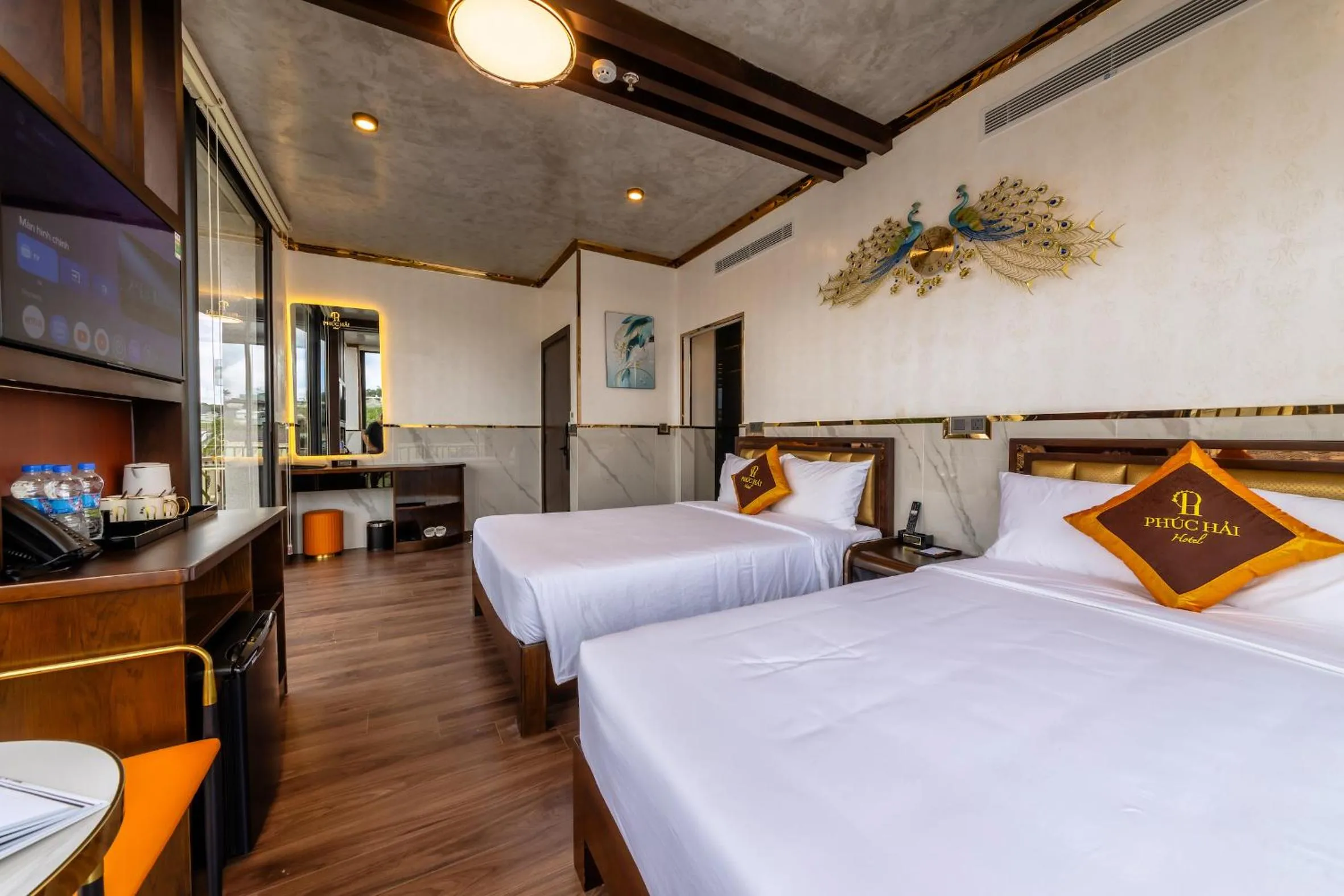 Bed in Phuc Hai Hotel Da Lat