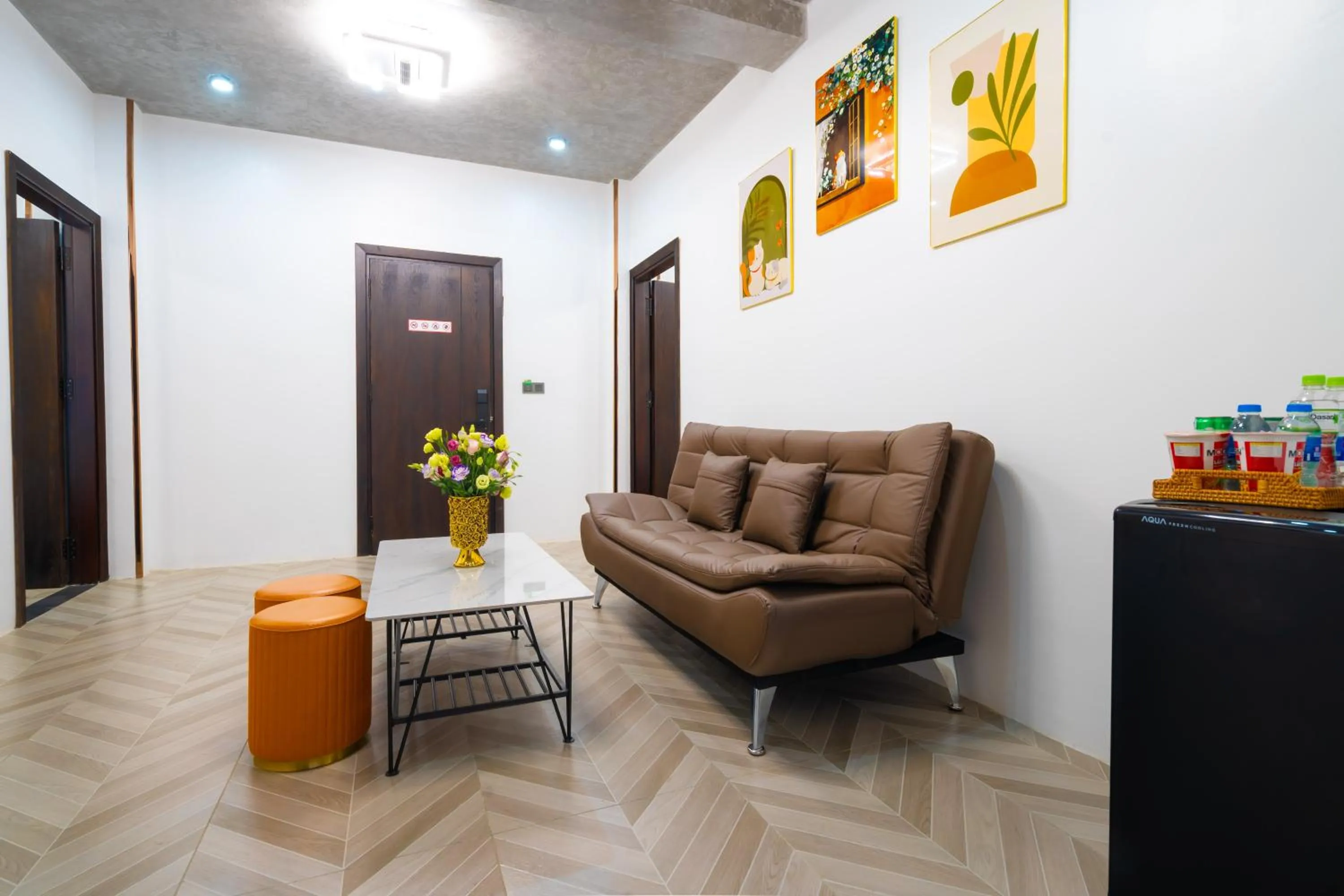 Seating area in Phuc Hai Hotel Da Lat