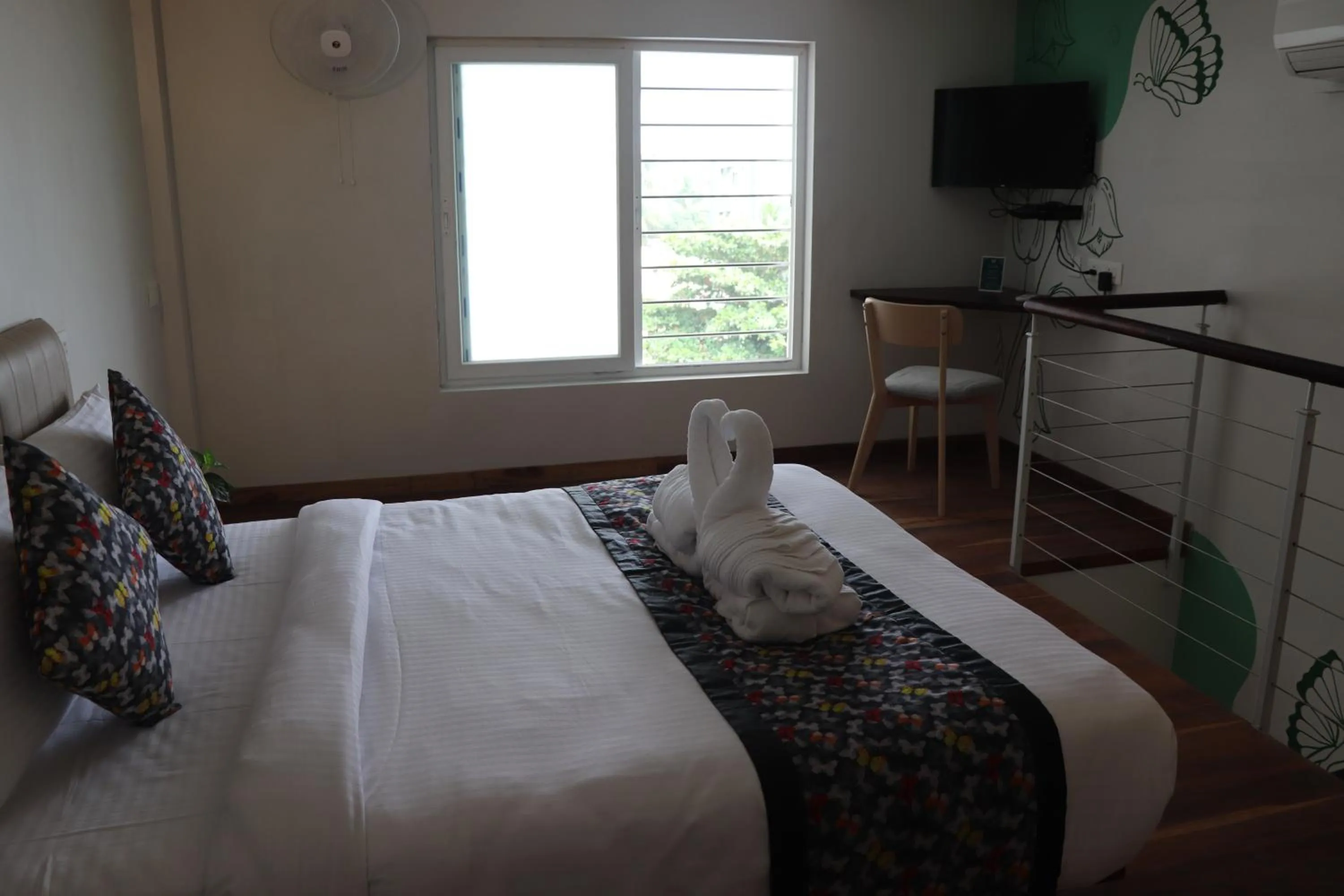 Bed in La Papillon Maison