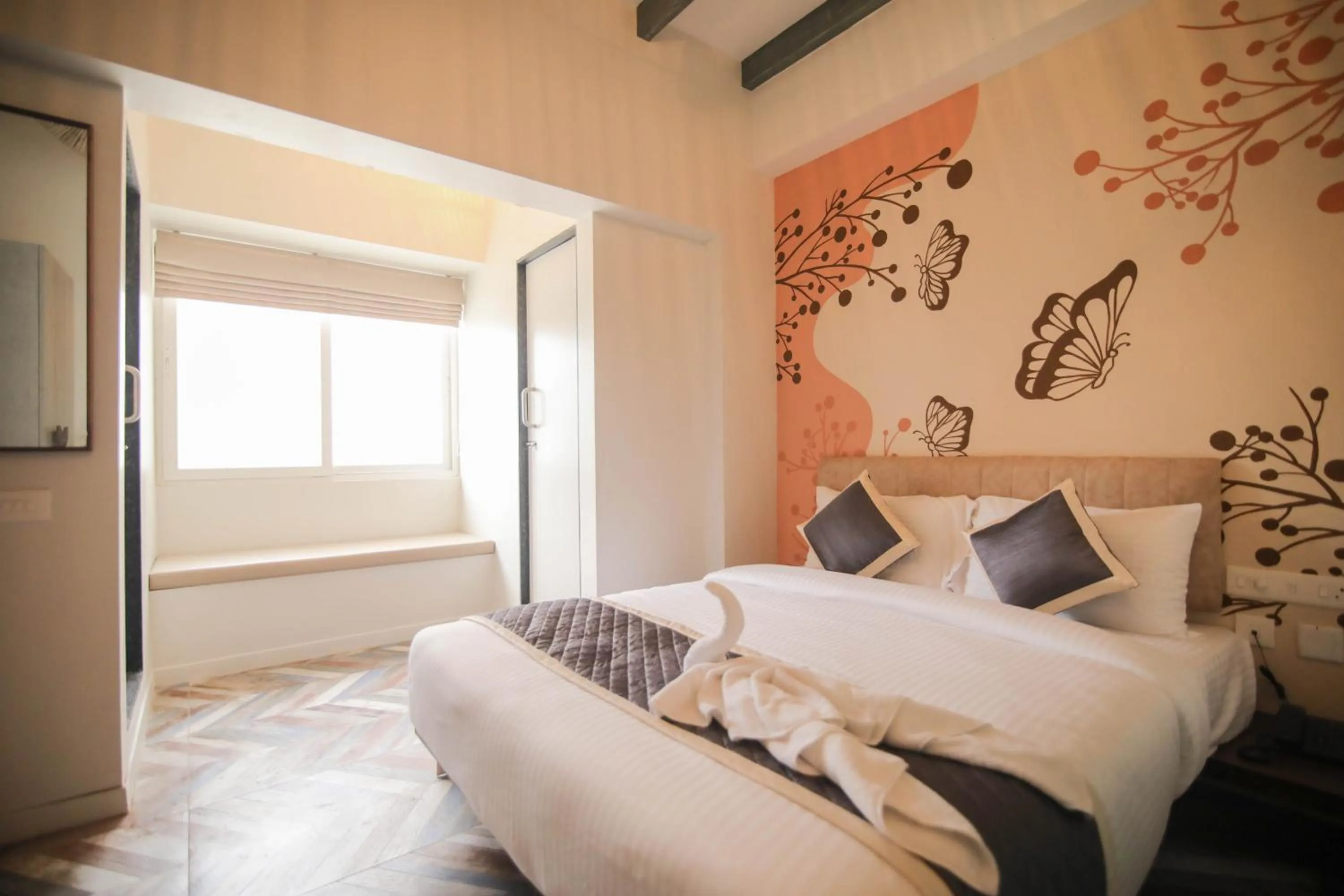 Bed in La Papillon Maison