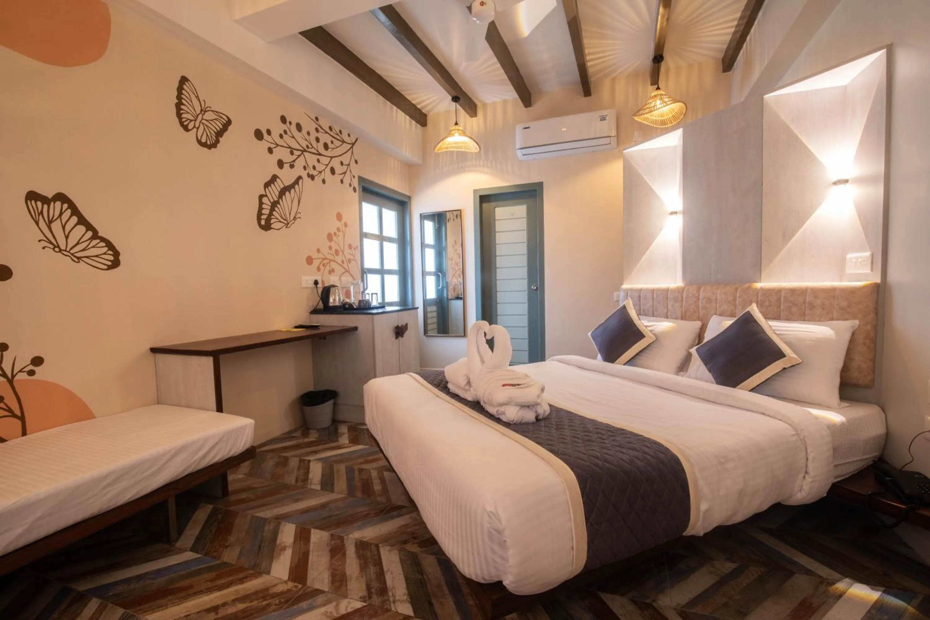 Bed in La Papillon Maison