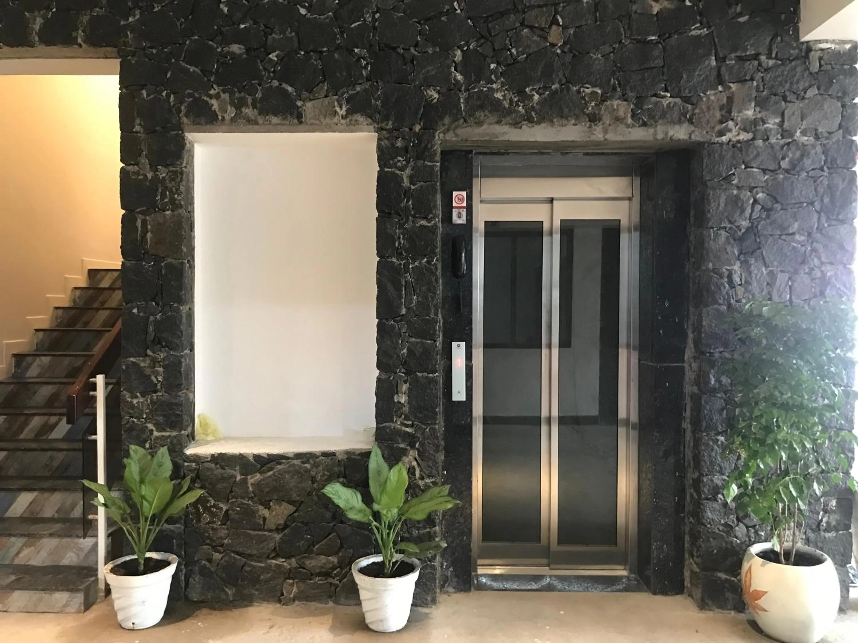 elevator in La Papillon Maison