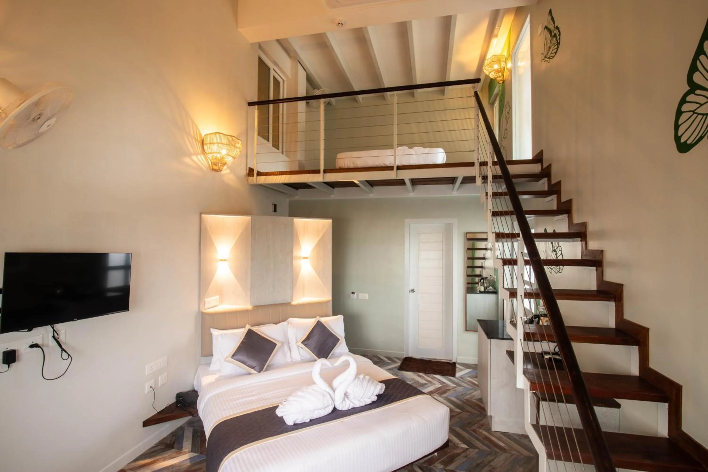 Bed in La Papillon Maison