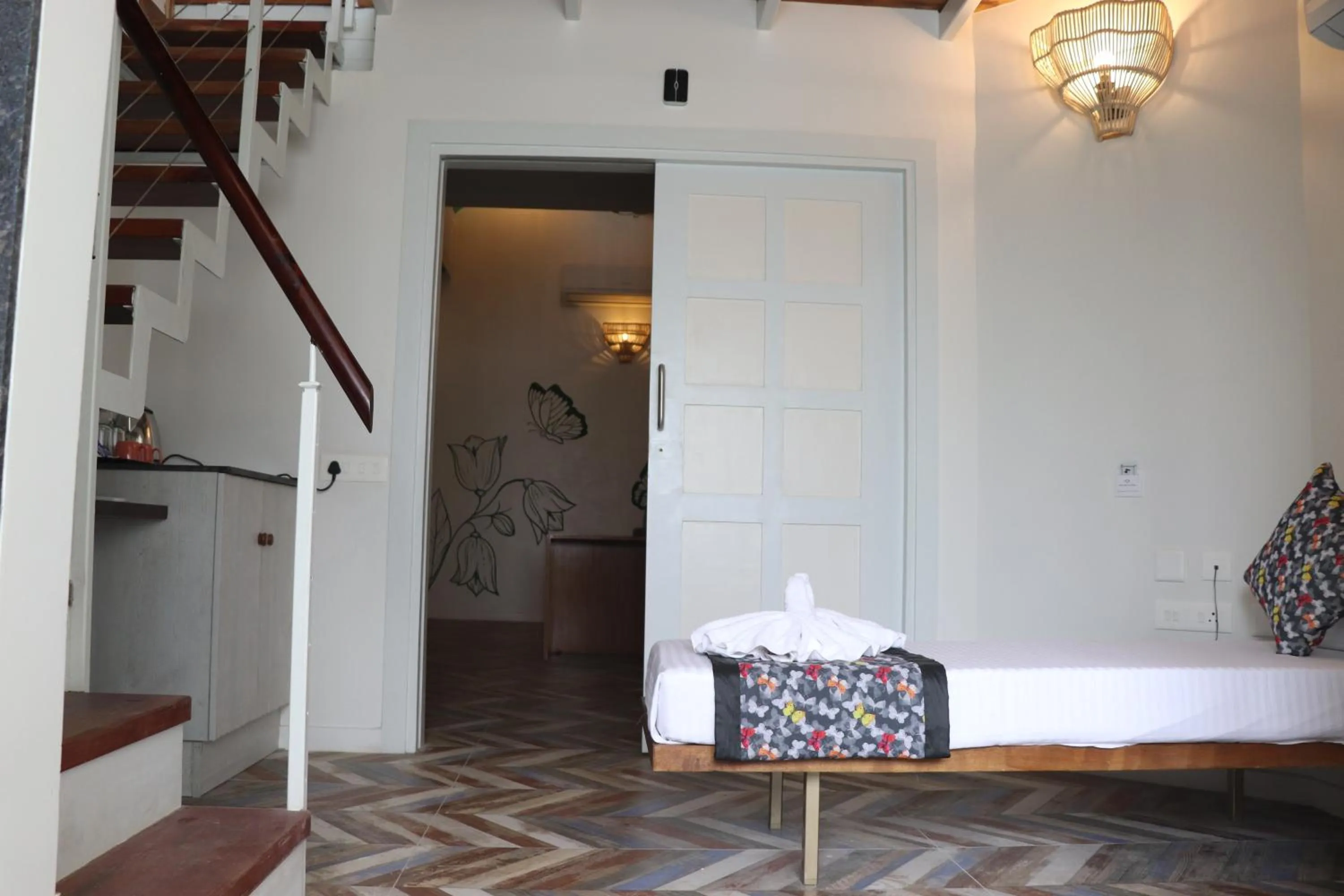 Bed in La Papillon Maison