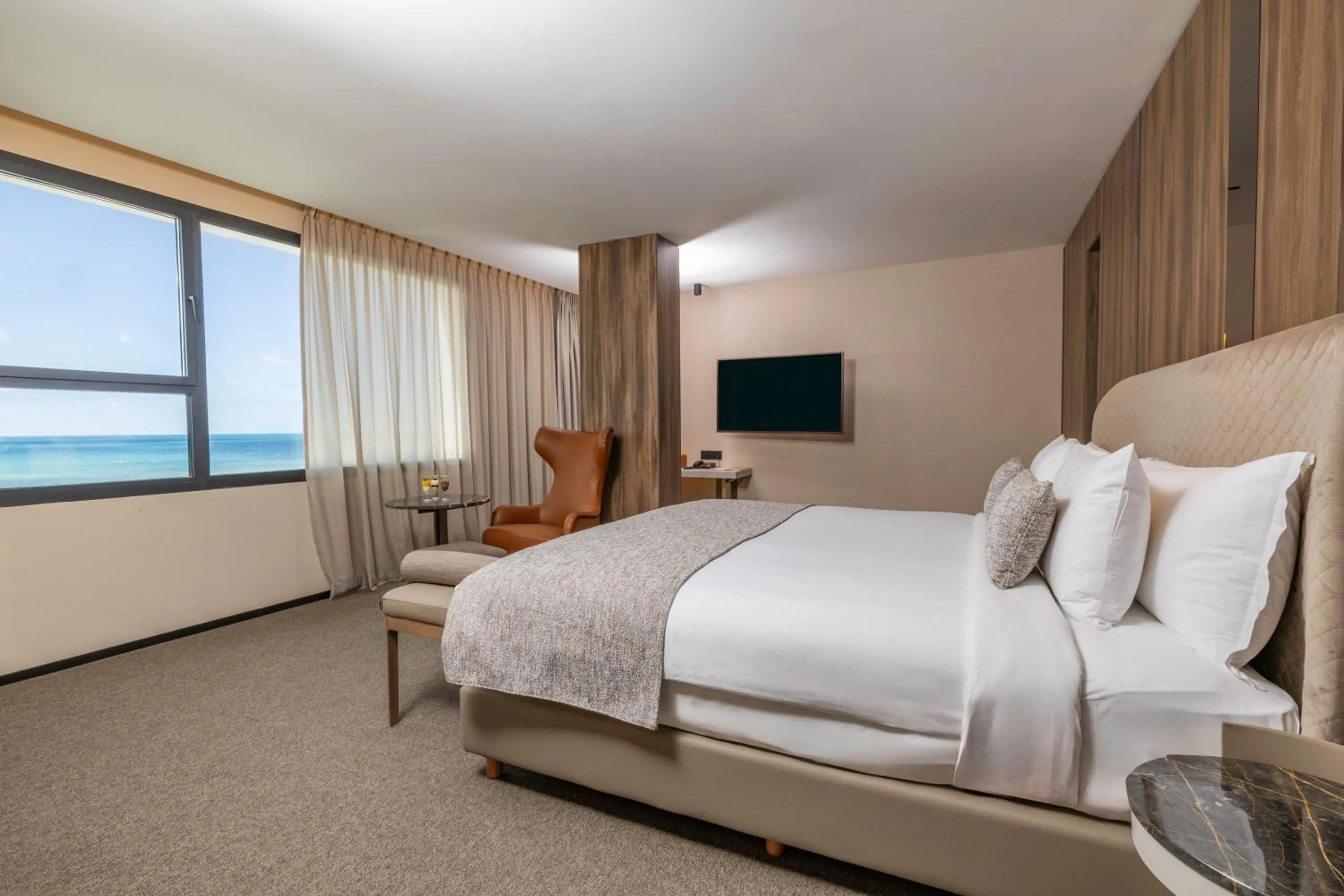 Bed in Idou Malabata Beach and SPA