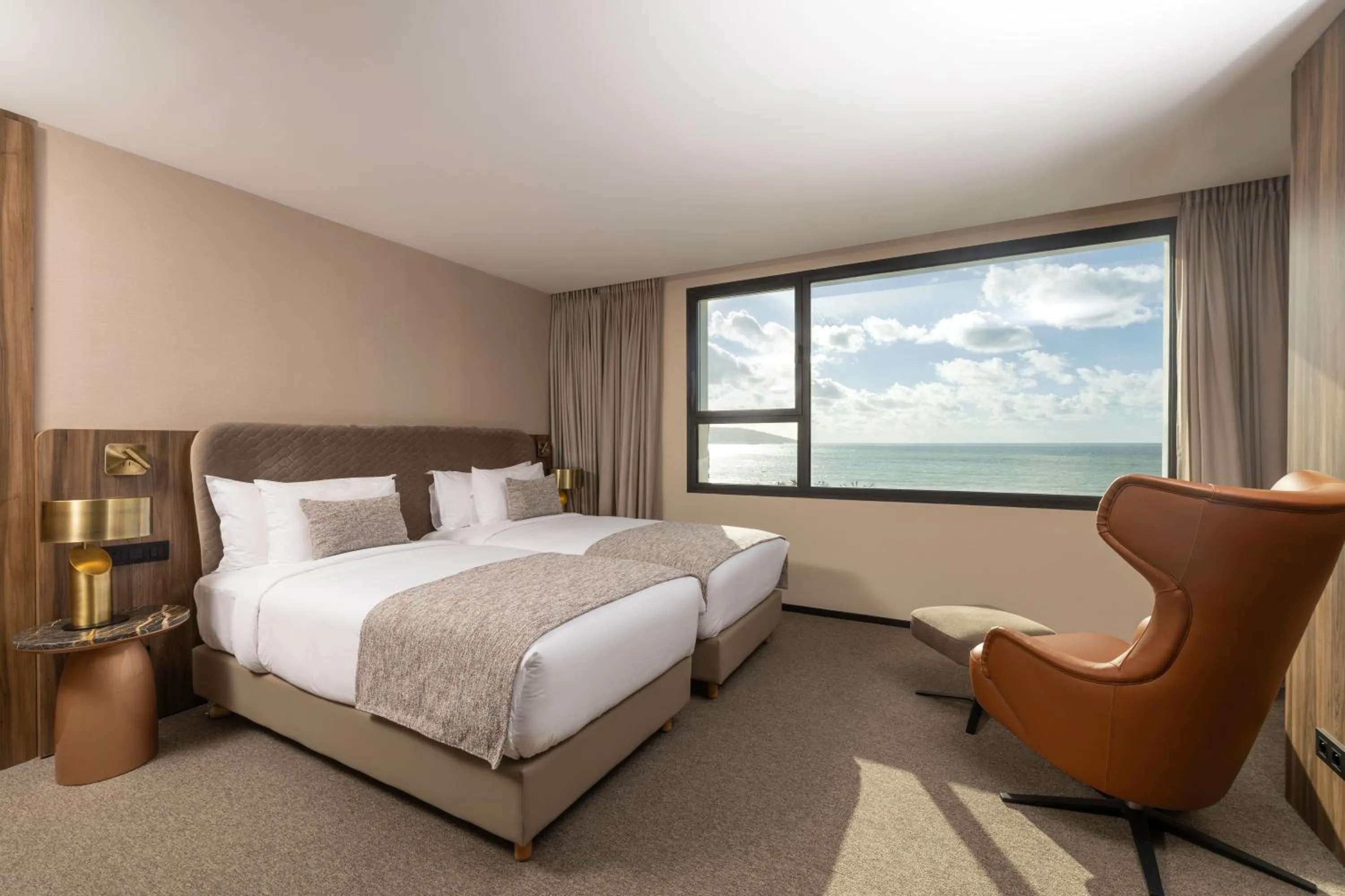 Bed in Idou Malabata Beach and SPA