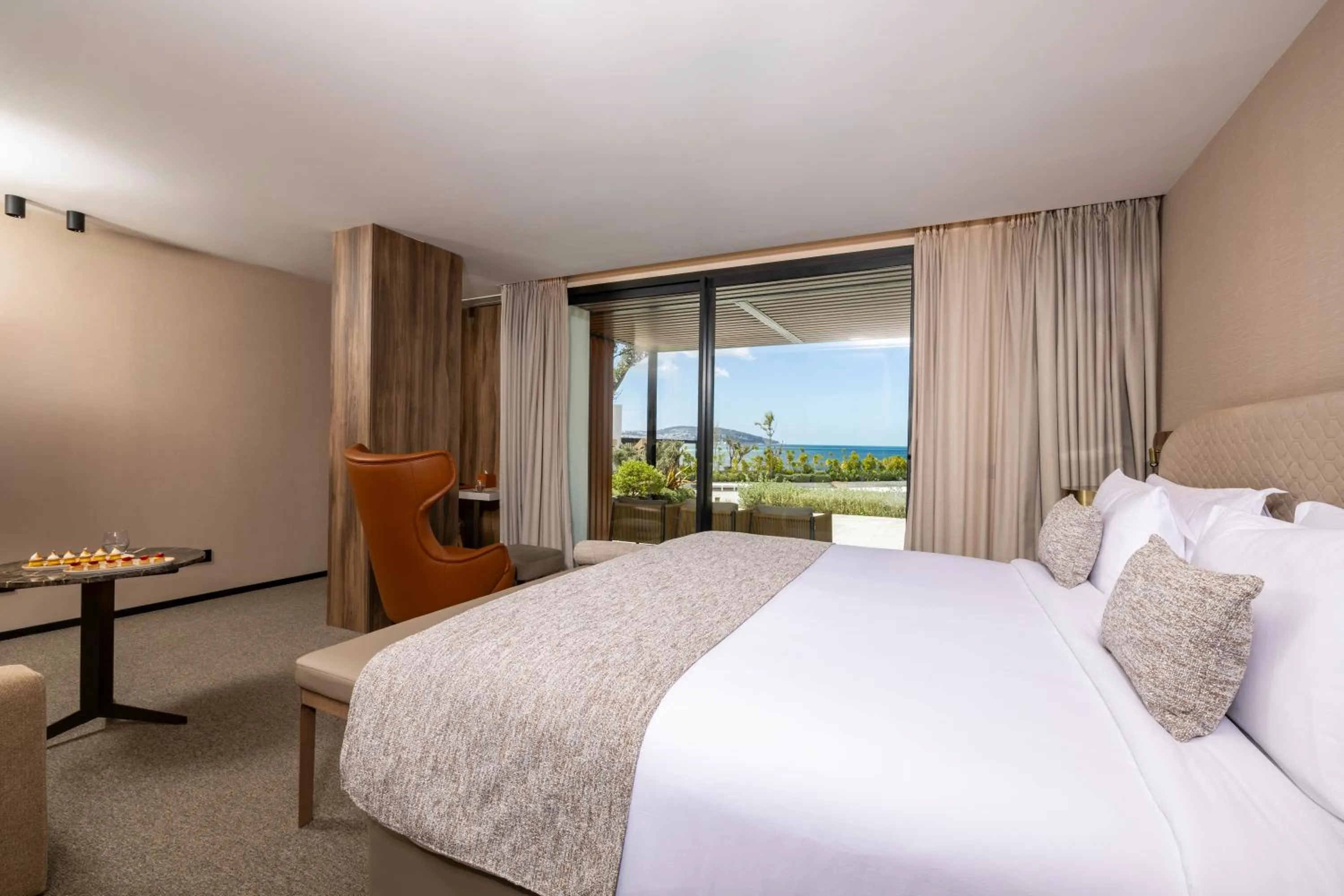 Bed in Idou Malabata Beach and SPA