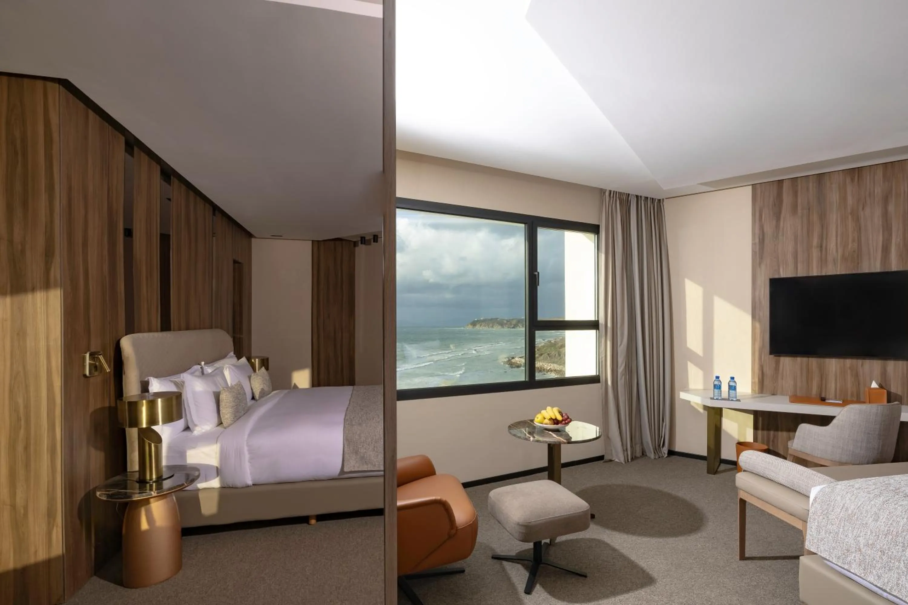 Bed in Idou Malabata Beach and SPA