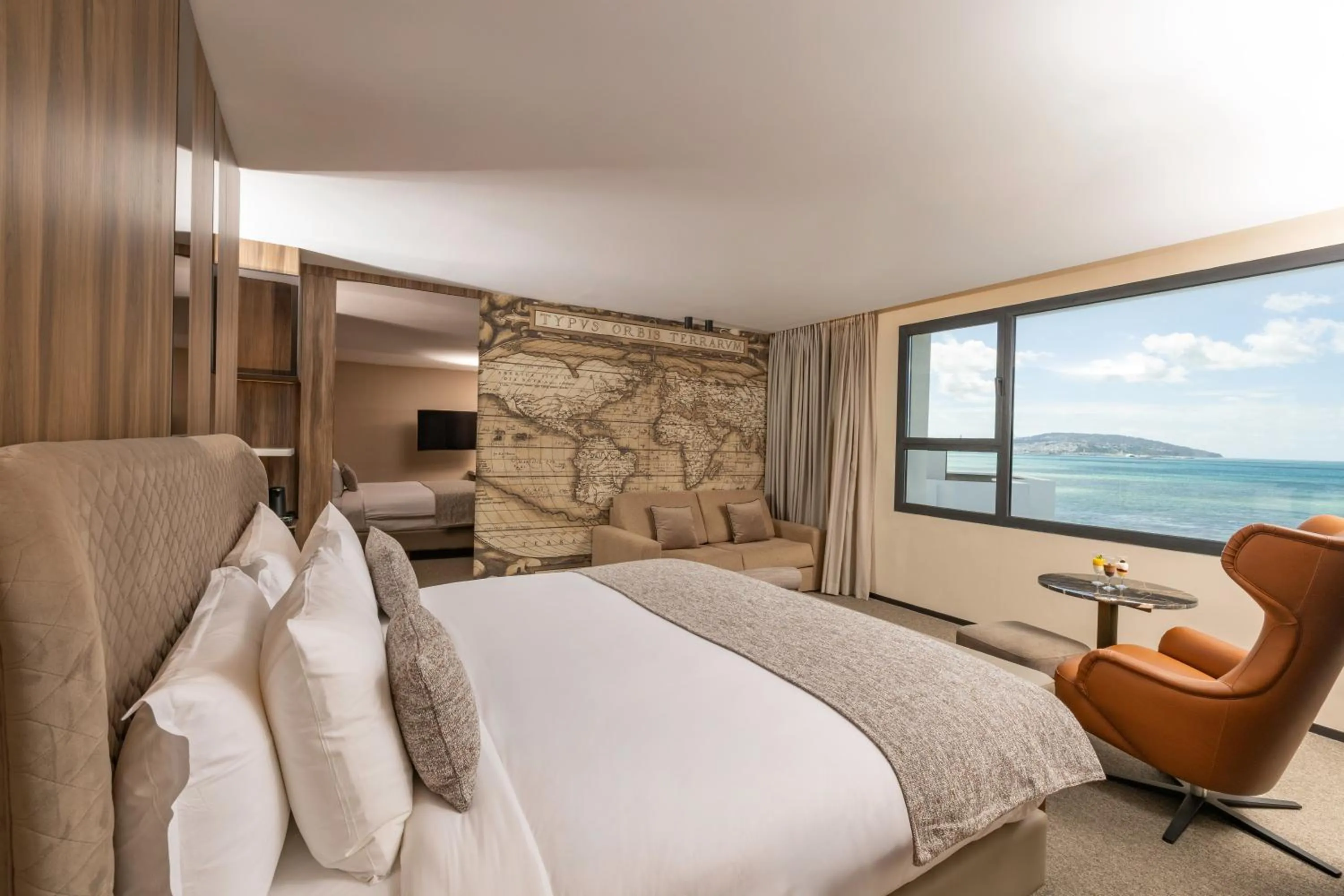 Bed in Idou Malabata Beach and SPA