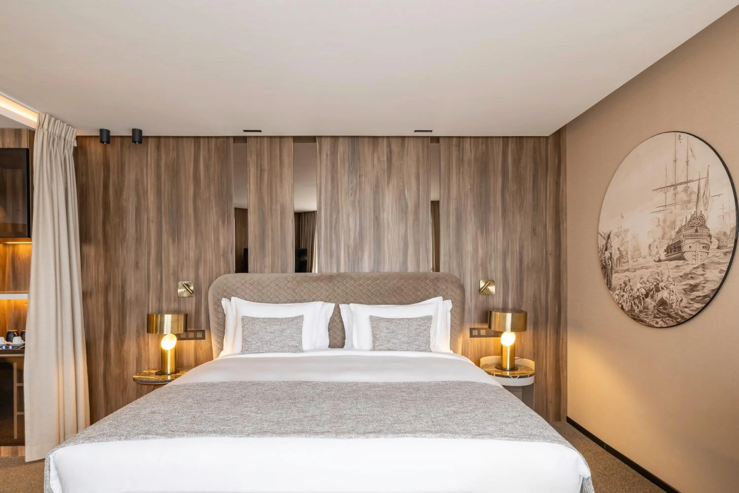 Bed in Idou Malabata Beach and SPA