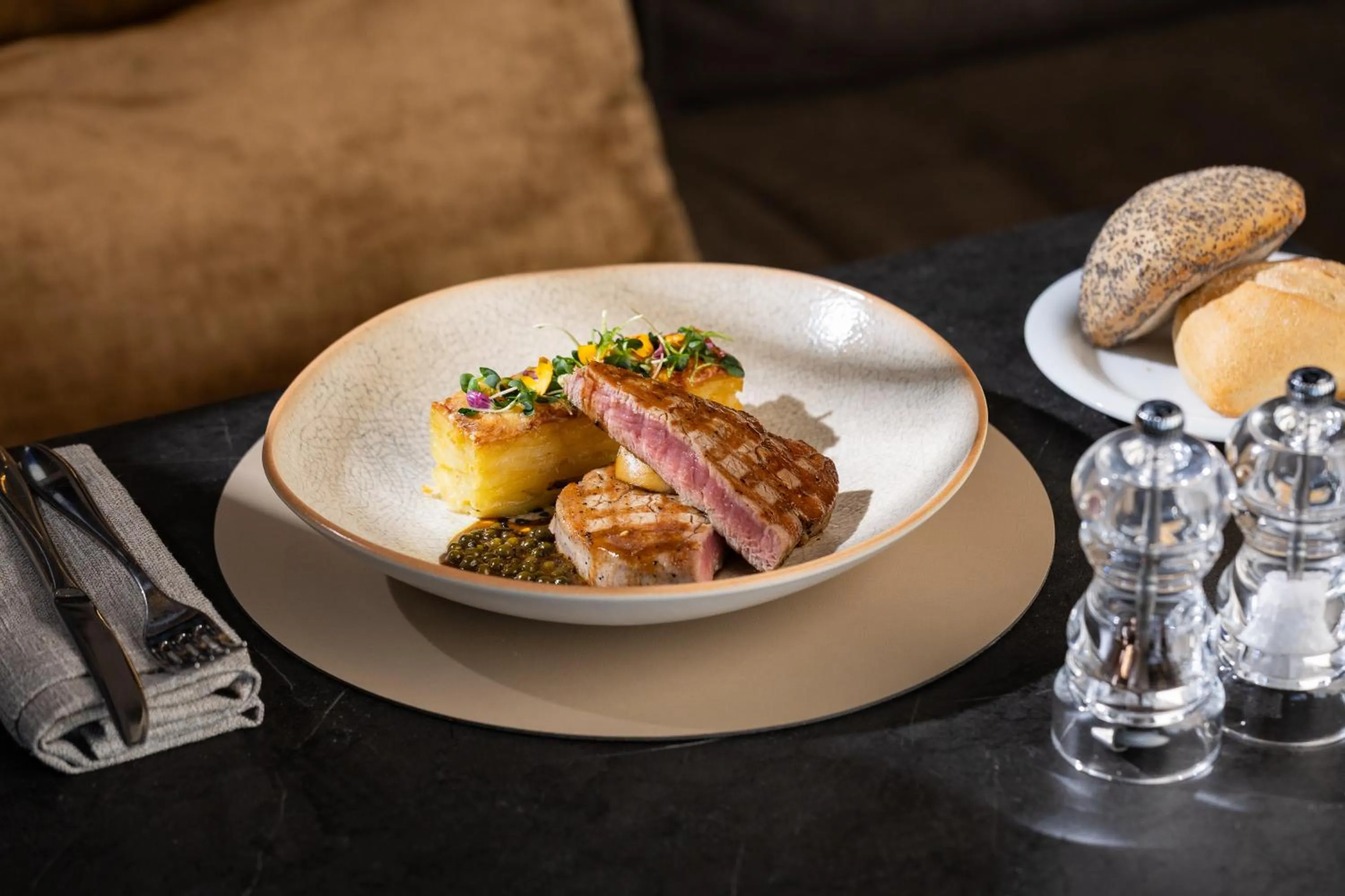 Food in Idou Malabata Beach and SPA