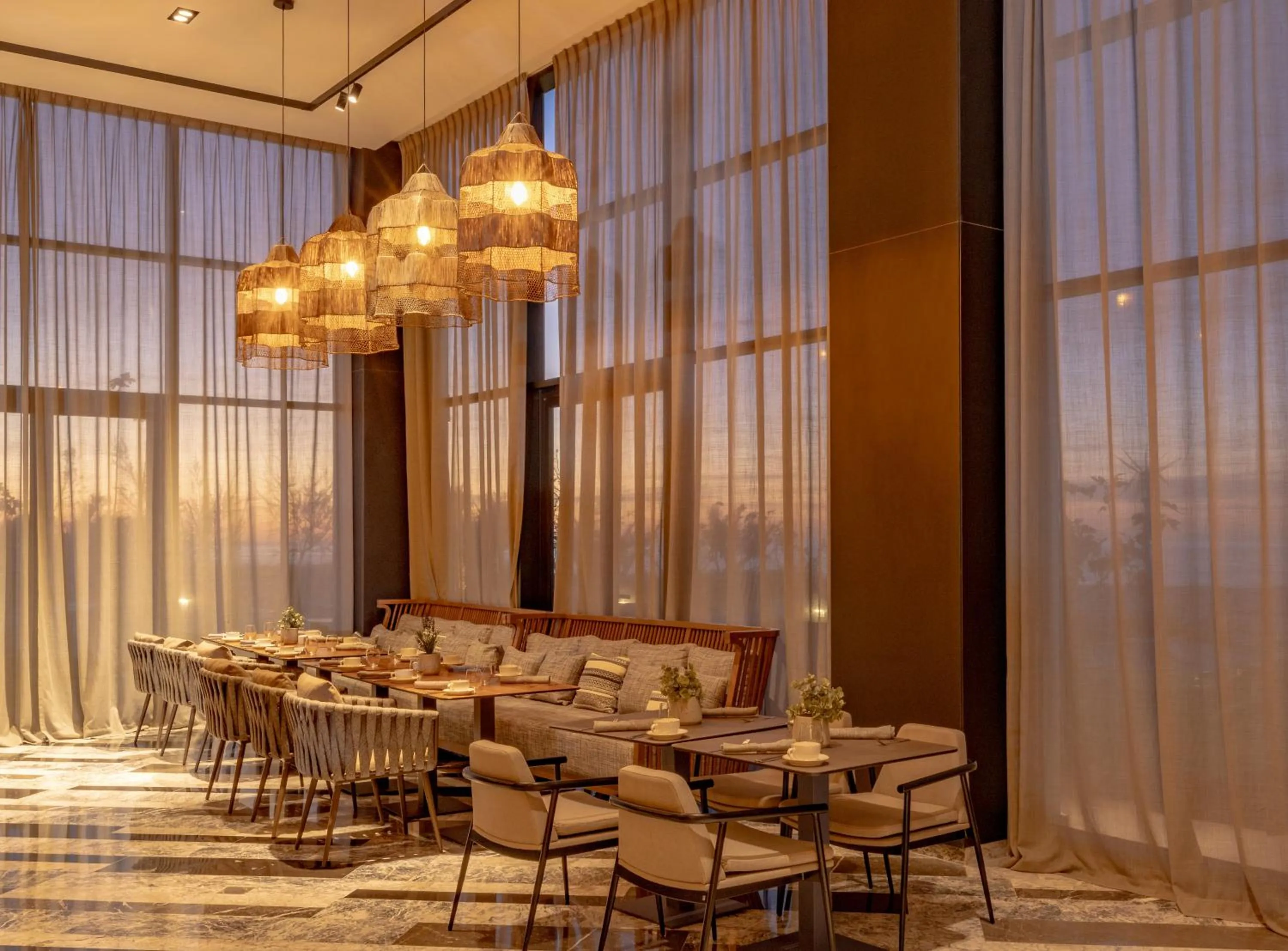 Restaurant/places to eat in Idou Malabata Beach and SPA