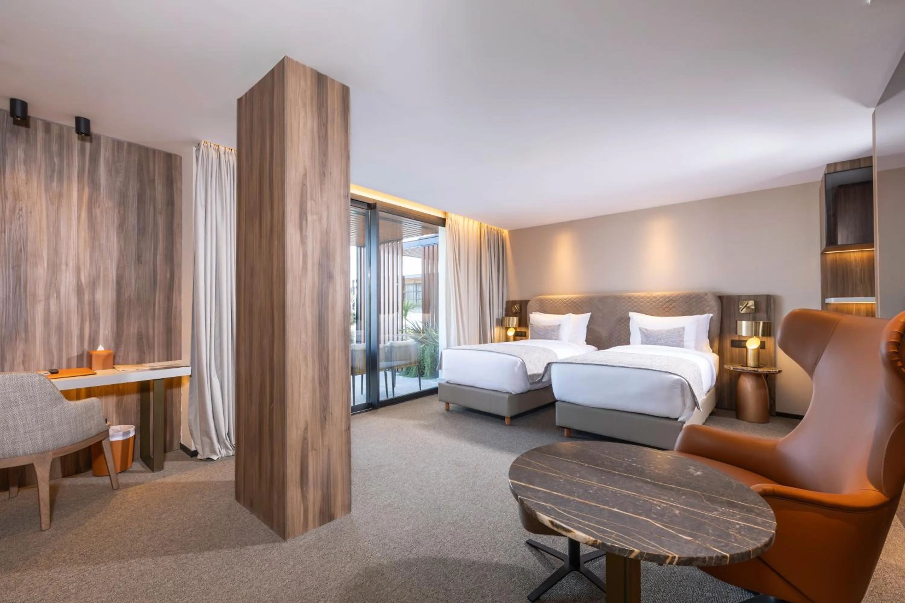 Bed in Idou Malabata Beach and SPA