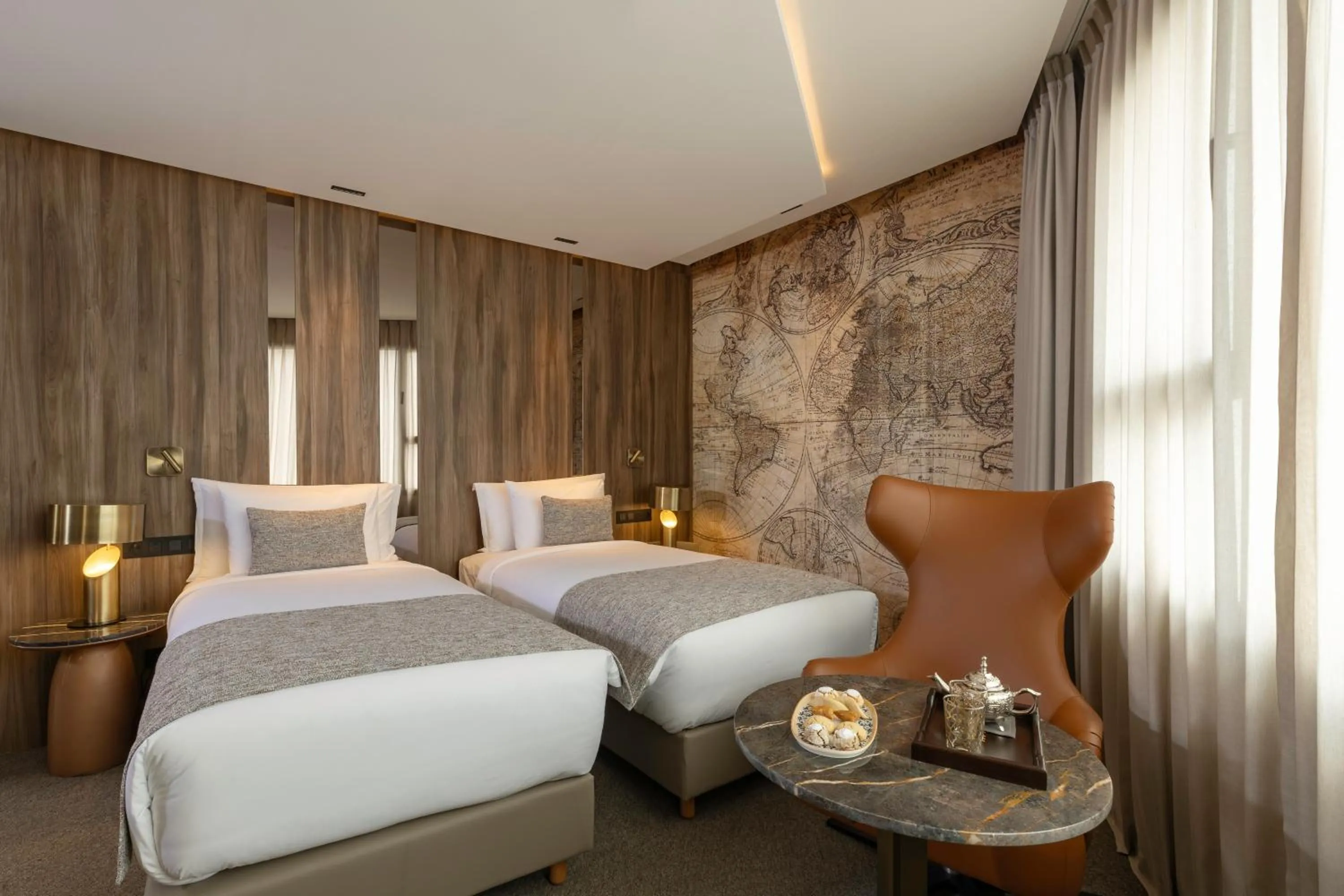 Bed in Idou Malabata Beach and SPA