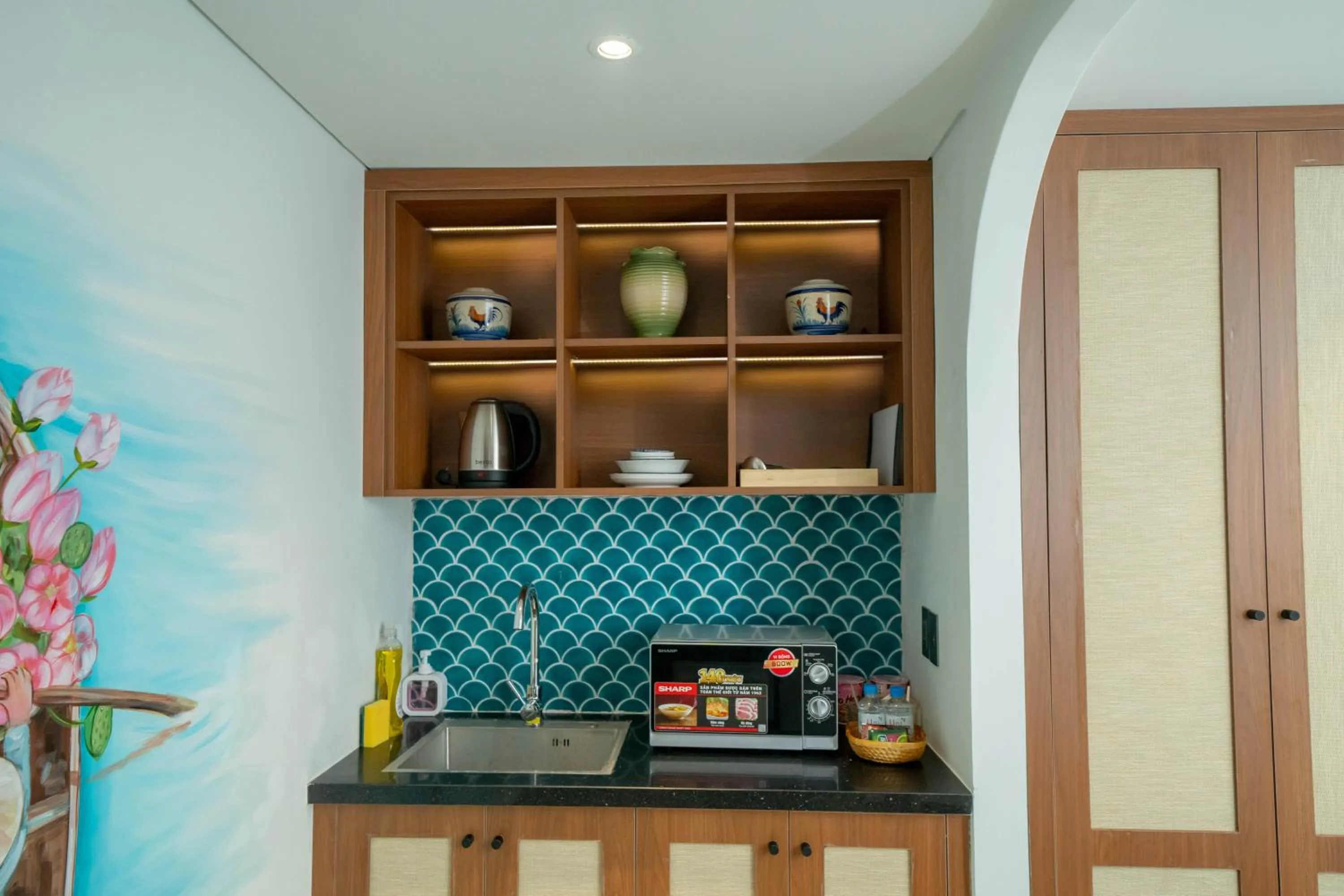 Kitchen or kitchenette in Sujet Hotel Da Nang