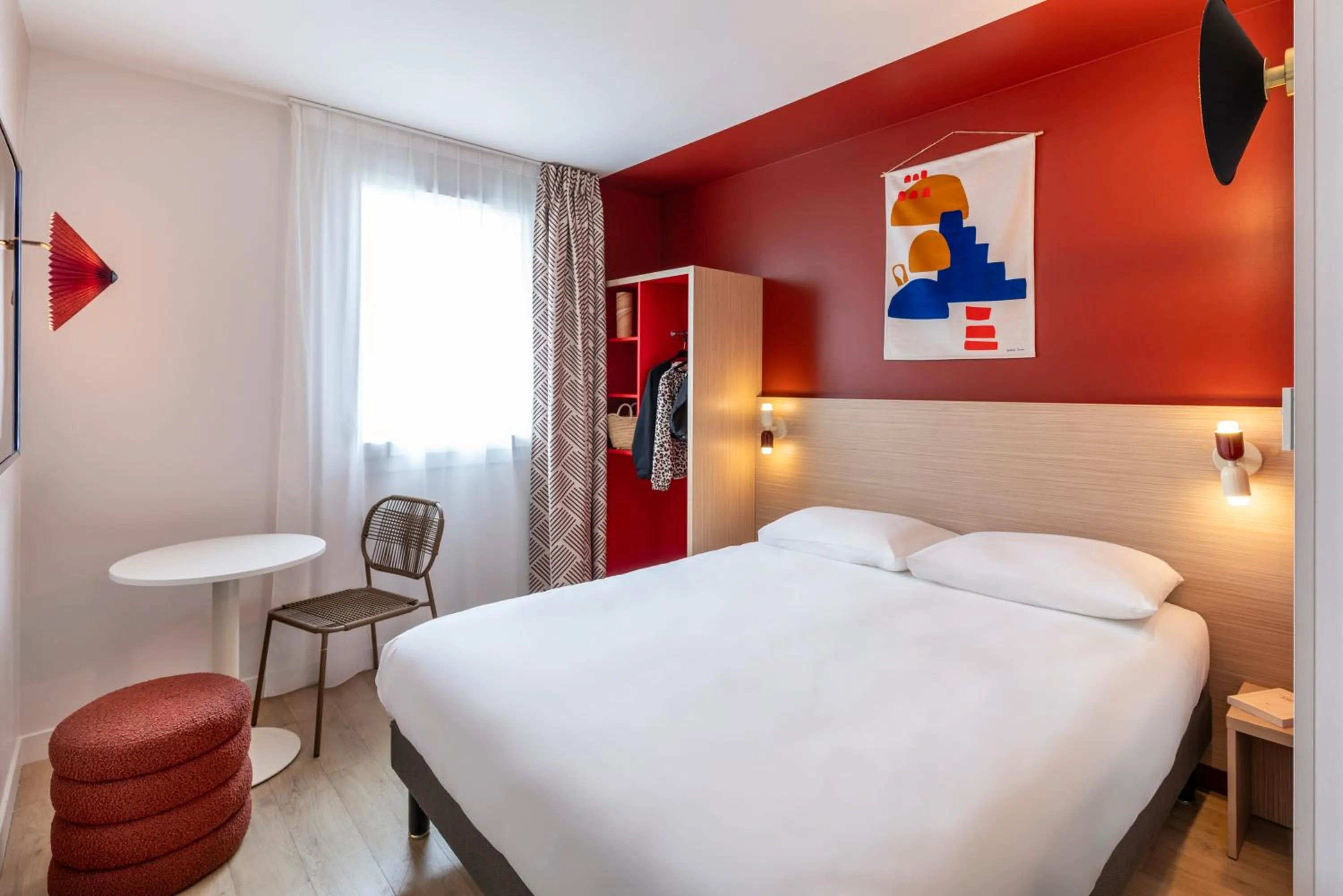 Photo of the whole room, Bed in ibis Styles Prévessin Genève Aéroport