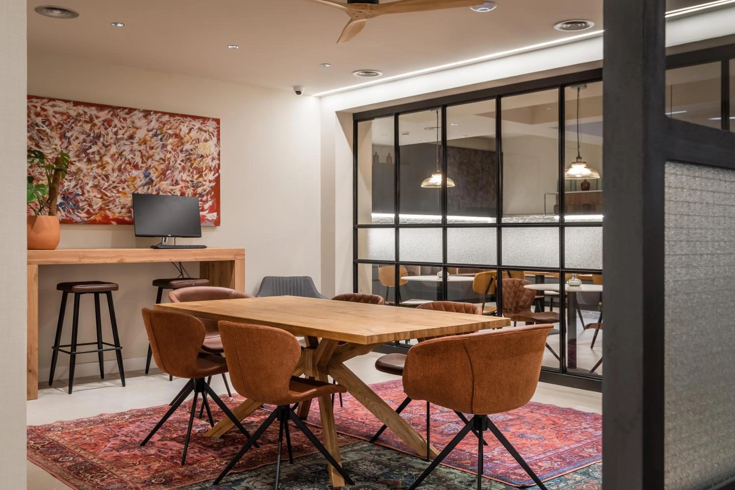 Seating area in Aerohotel Barcelona Airport 24h