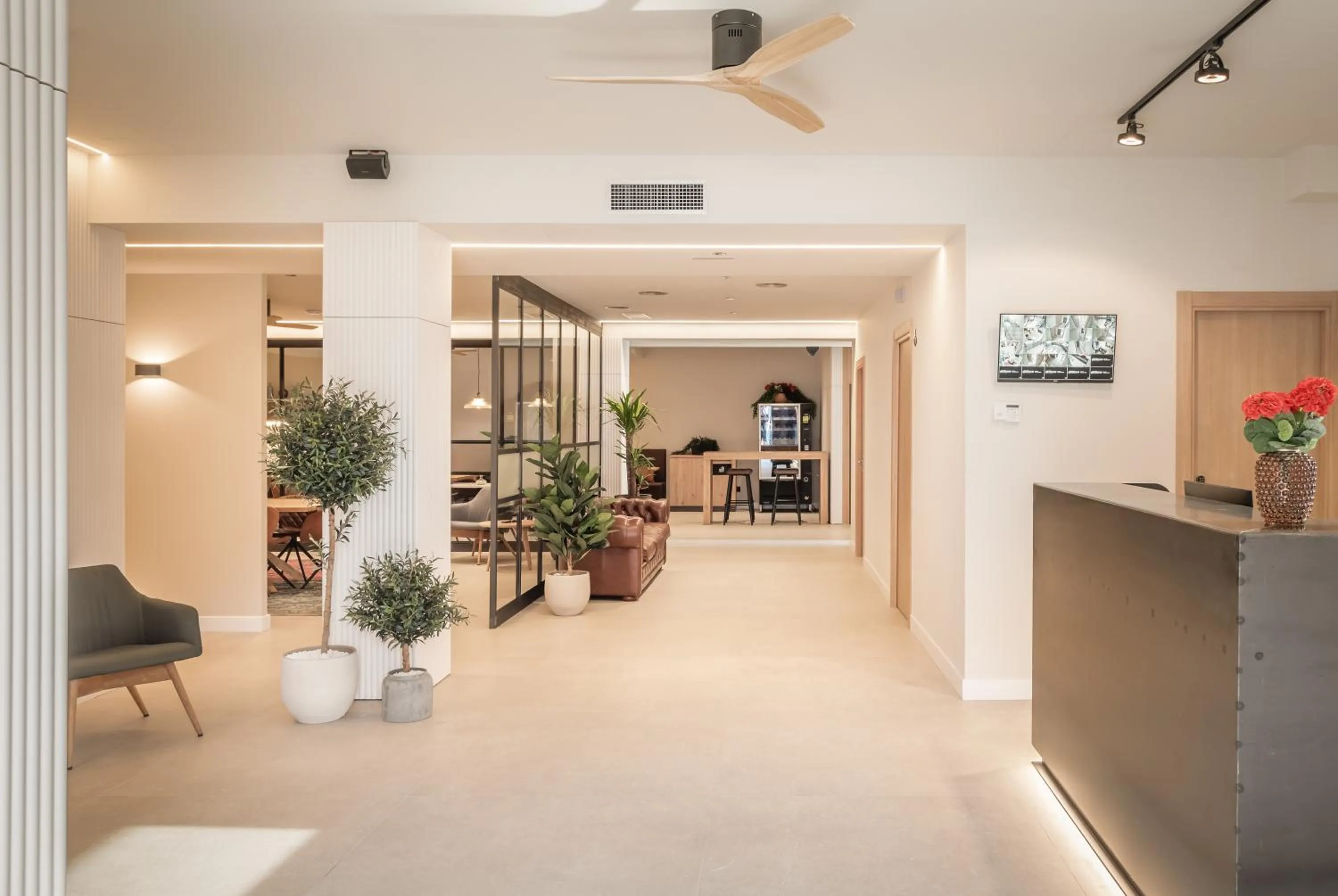 Lobby or reception in Aerohotel Barcelona Airport 24h