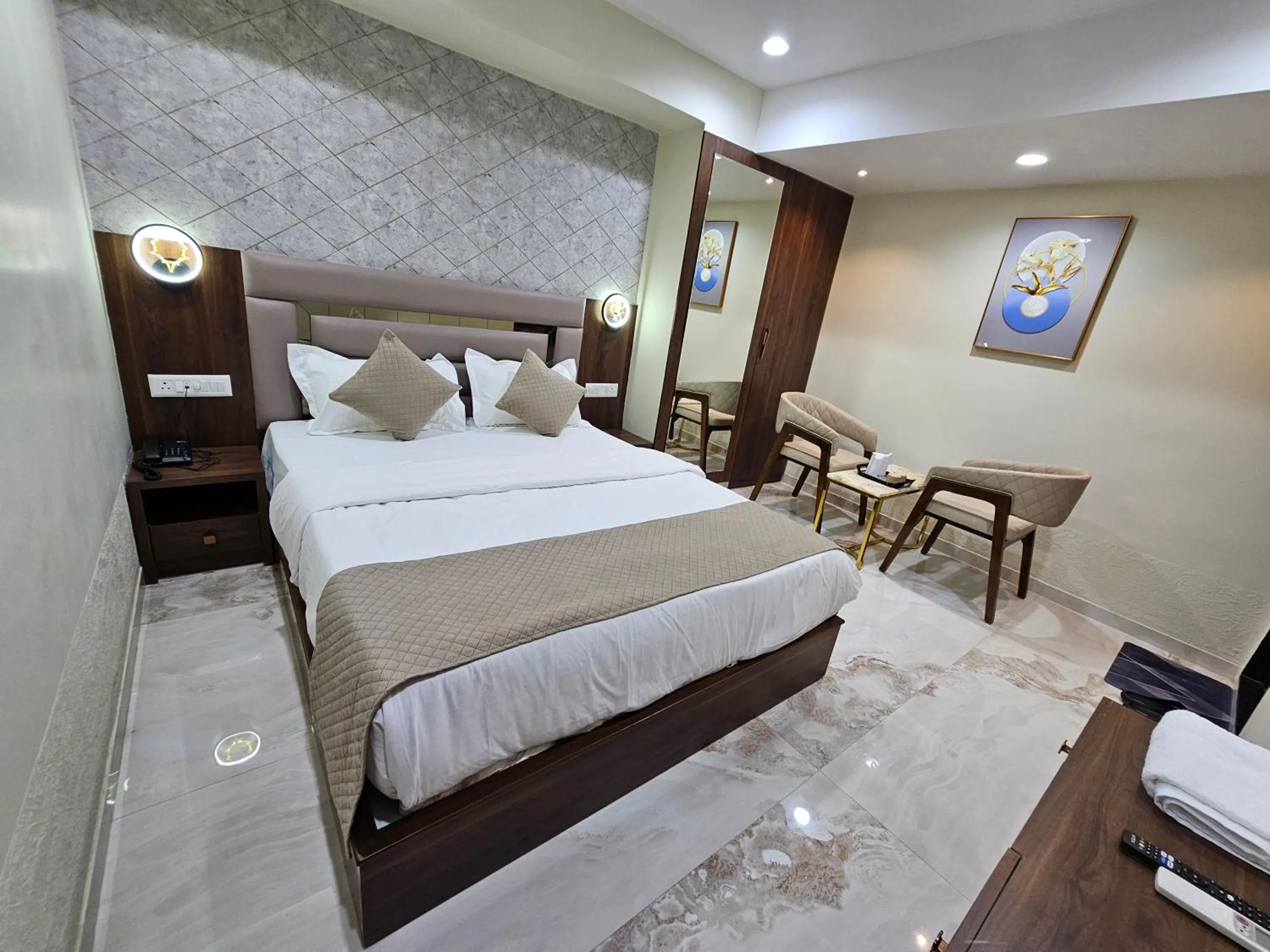 Bed in The Eiffel Hotel & Banquet