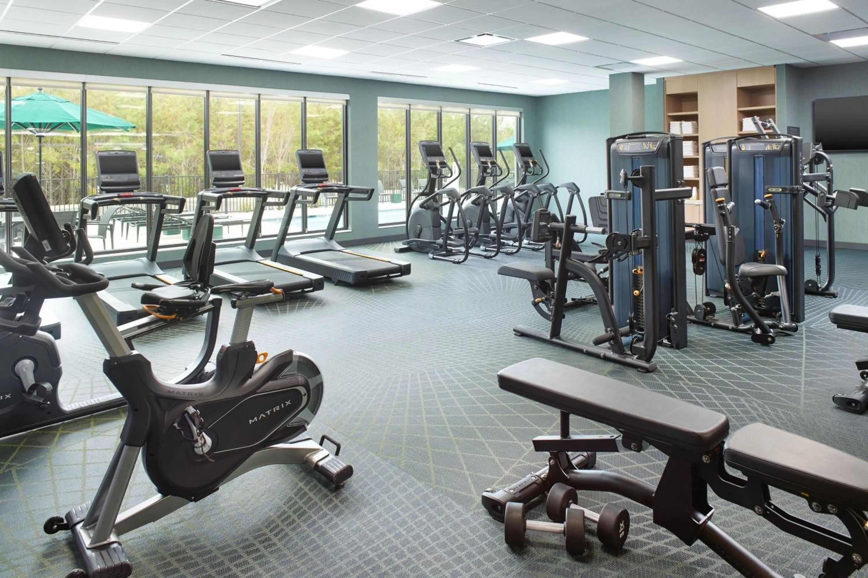 Fitness centre/facilities in TownePlace Suites by Marriott Grovetown