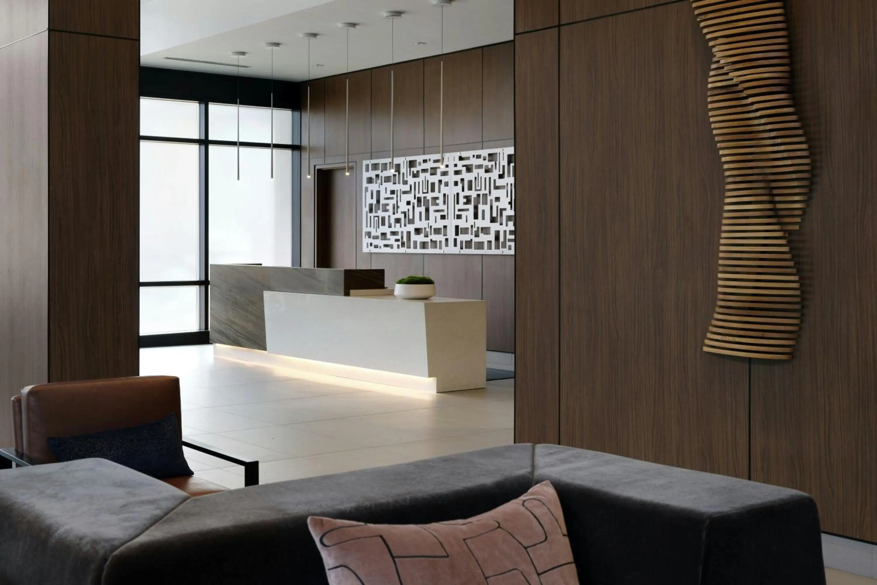 Lobby or reception in AC Hotel Seattle Downtown