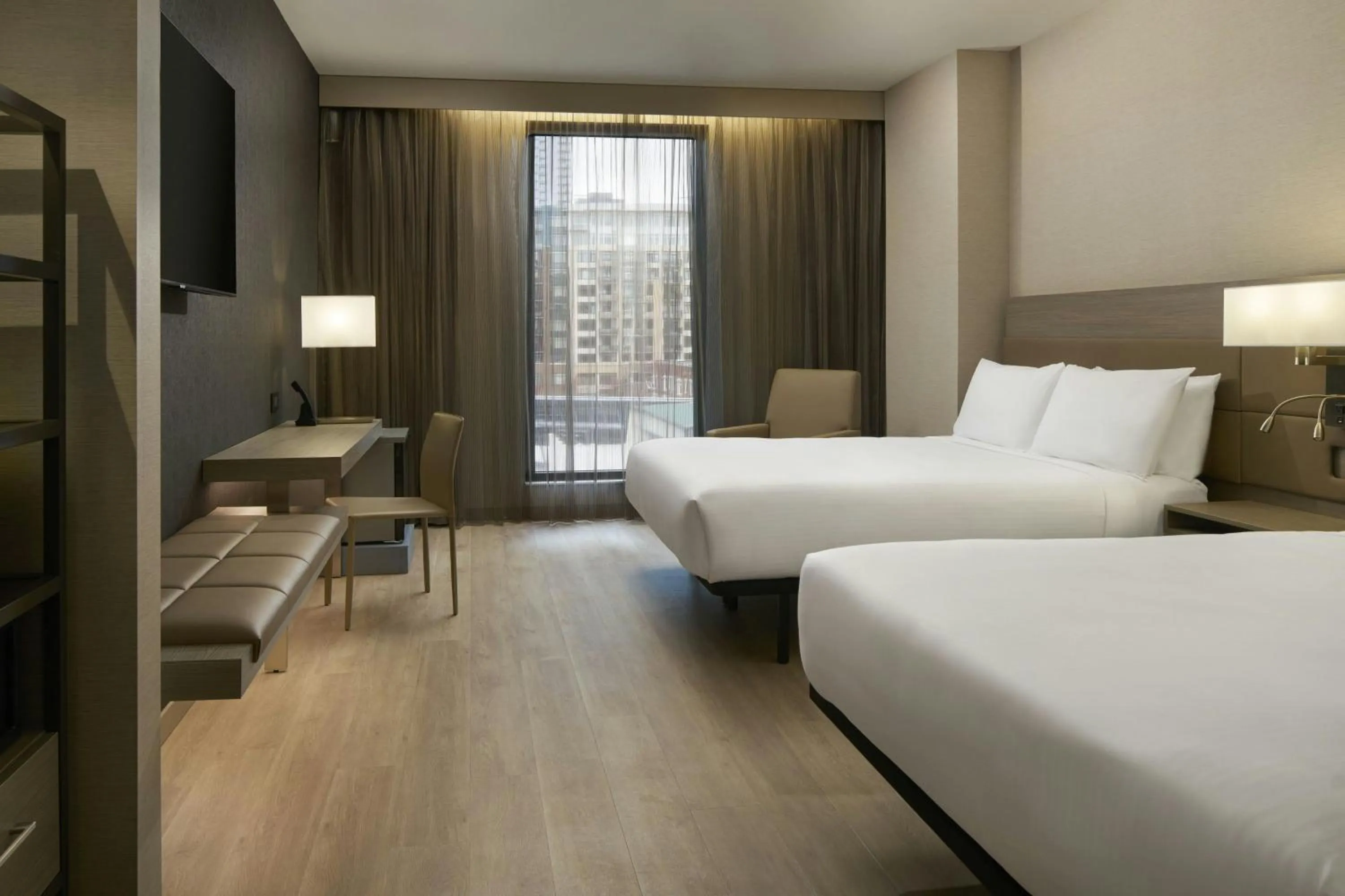 Photo of the whole room, Bed in AC Hotel Seattle Downtown