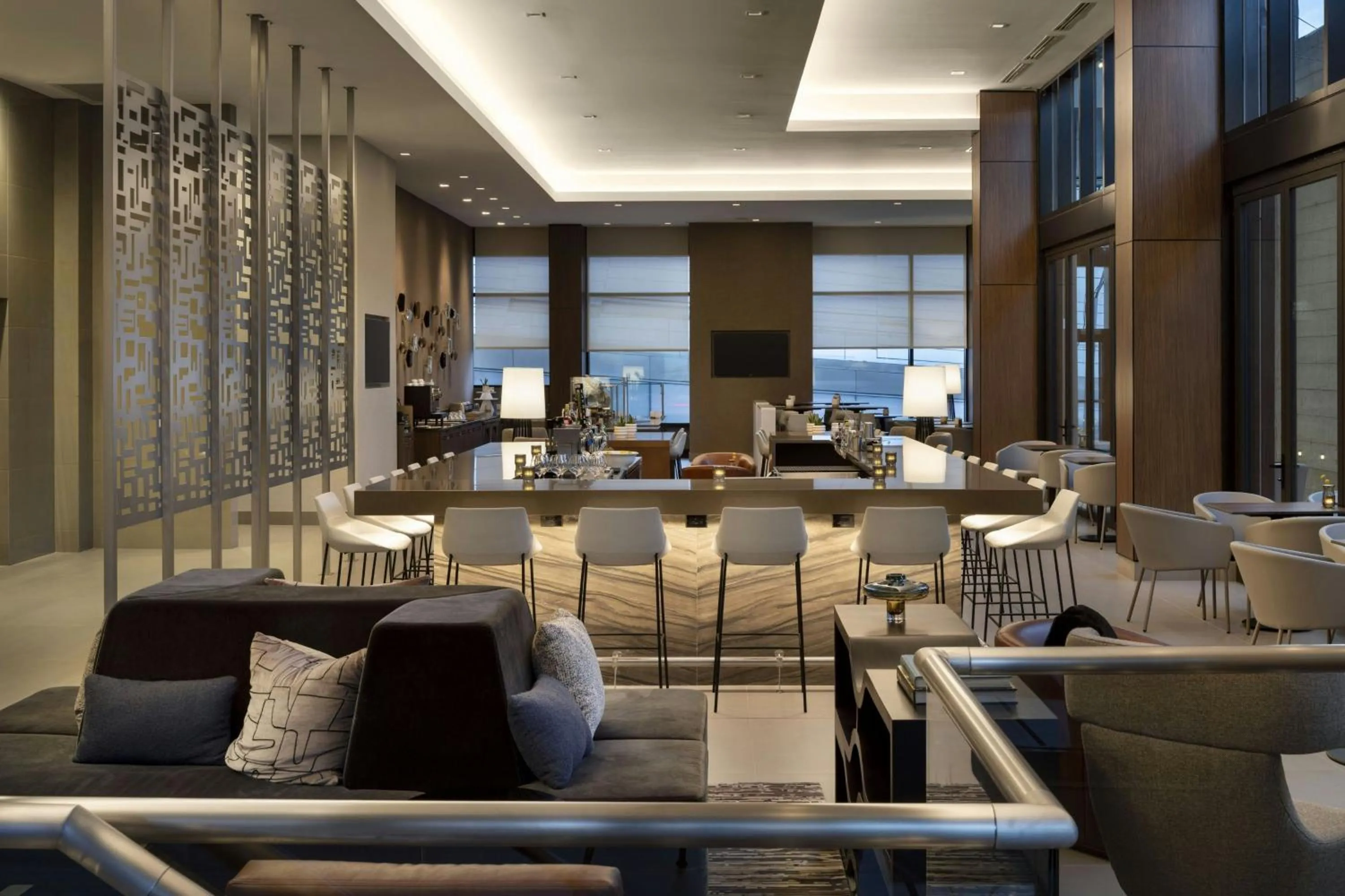 Lobby or reception in AC Hotel Seattle Downtown