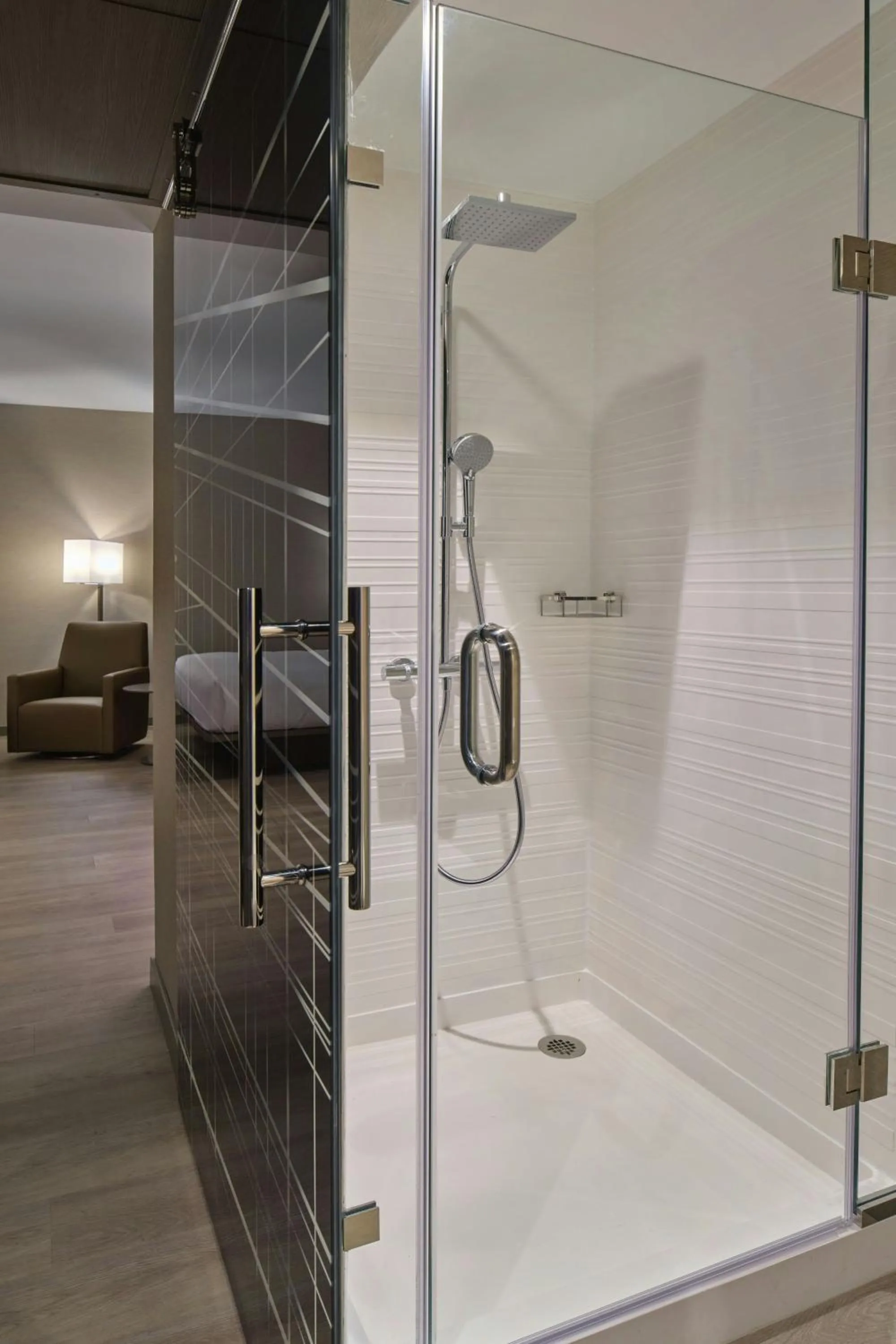 Bathroom, Bed in AC Hotel Seattle Downtown