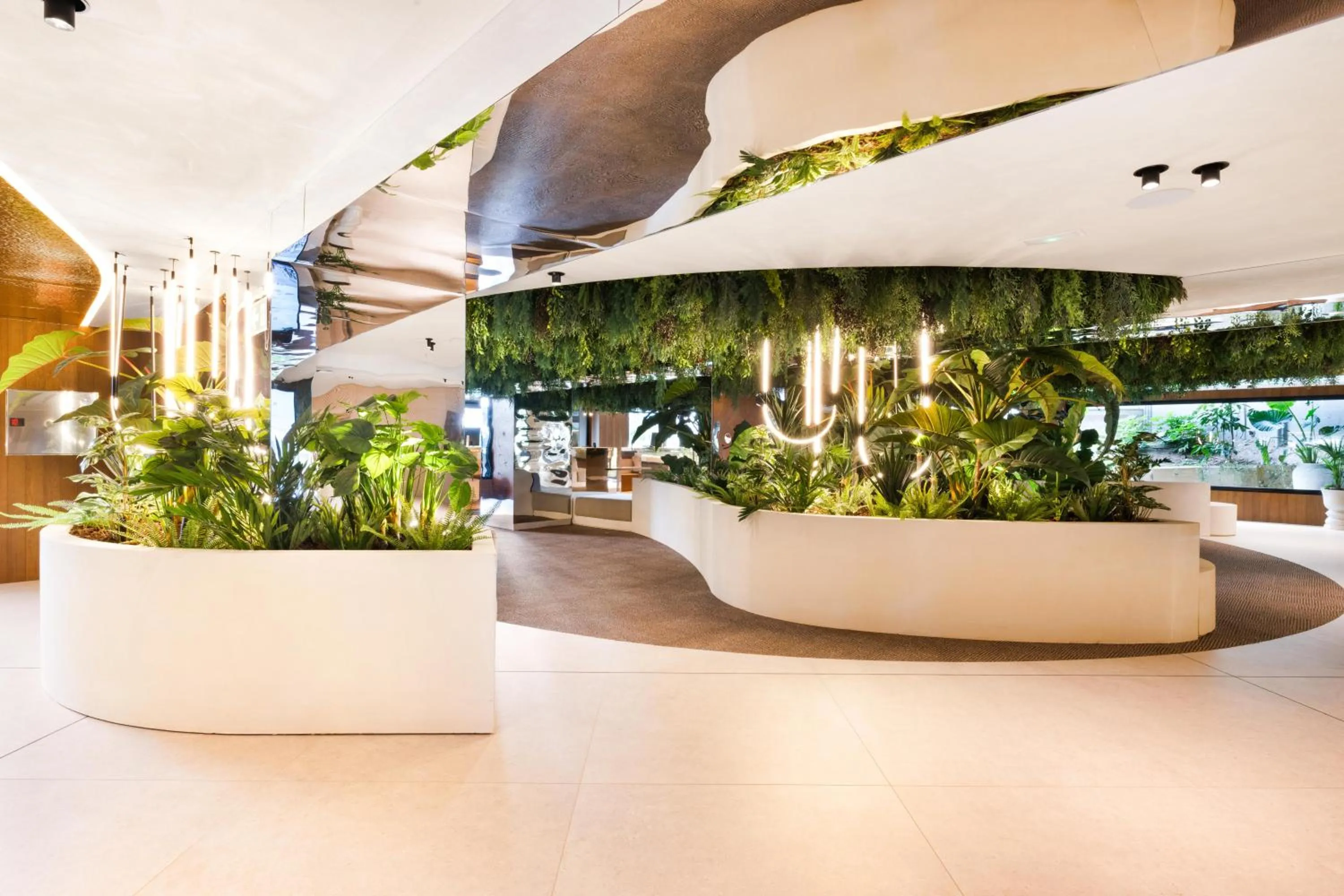 Lobby or reception in Hotel Aubamar Bali