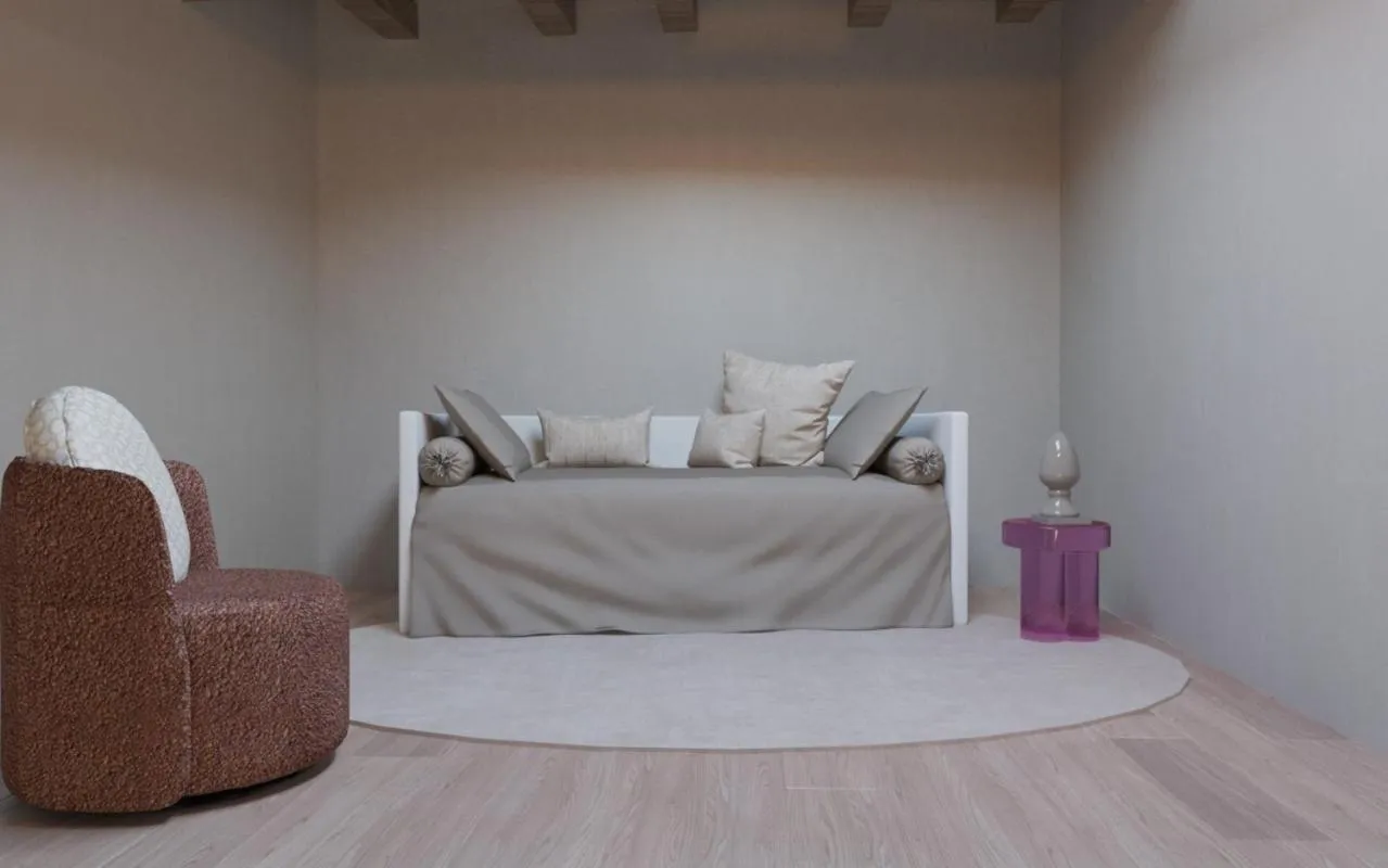 Decorative detail, Bed in Villa Conrad